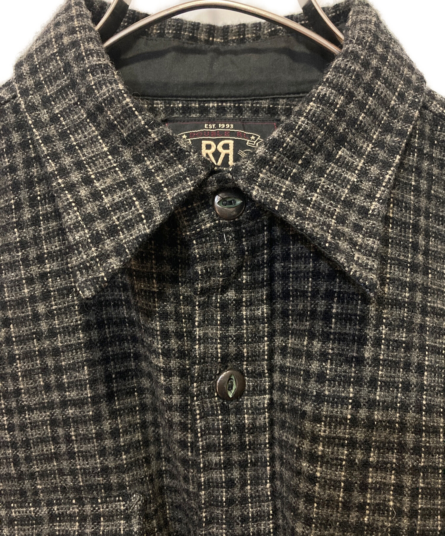 RRL チェック柄ウールシャツ Mサイズ 【公式通販】 RRL チェック柄ウールシャツ Mサイズ 【公式通販】