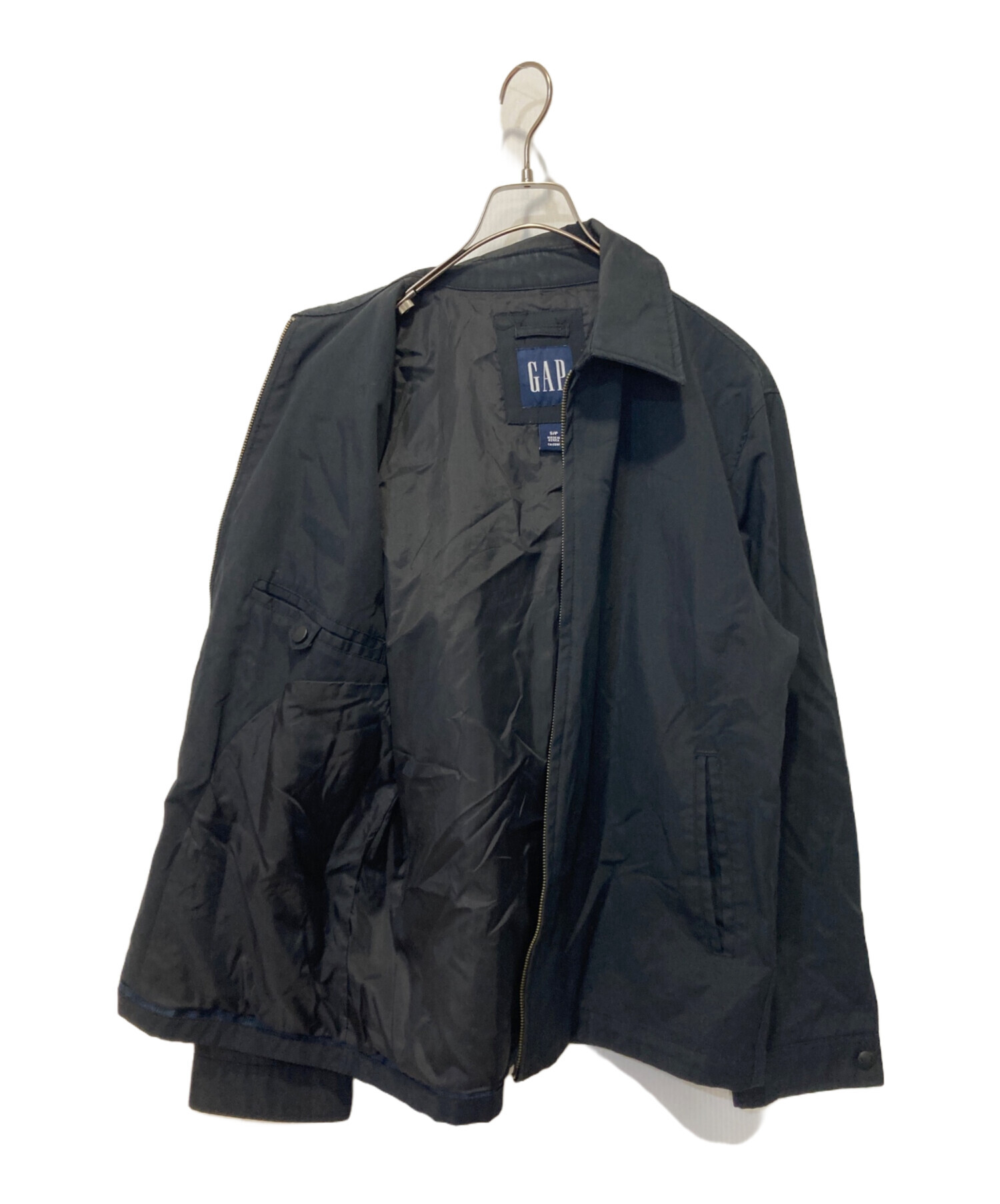 中古・古着通販】GAP (ギャップ) ジップアップジャケット ブラック 