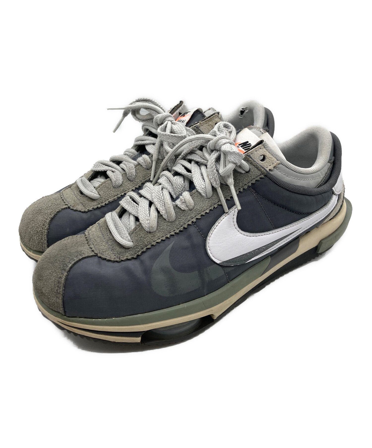 中古・古着通販】NIKE (ナイキ) sacai (サカイ) ZOOM CORTEZ GRAY