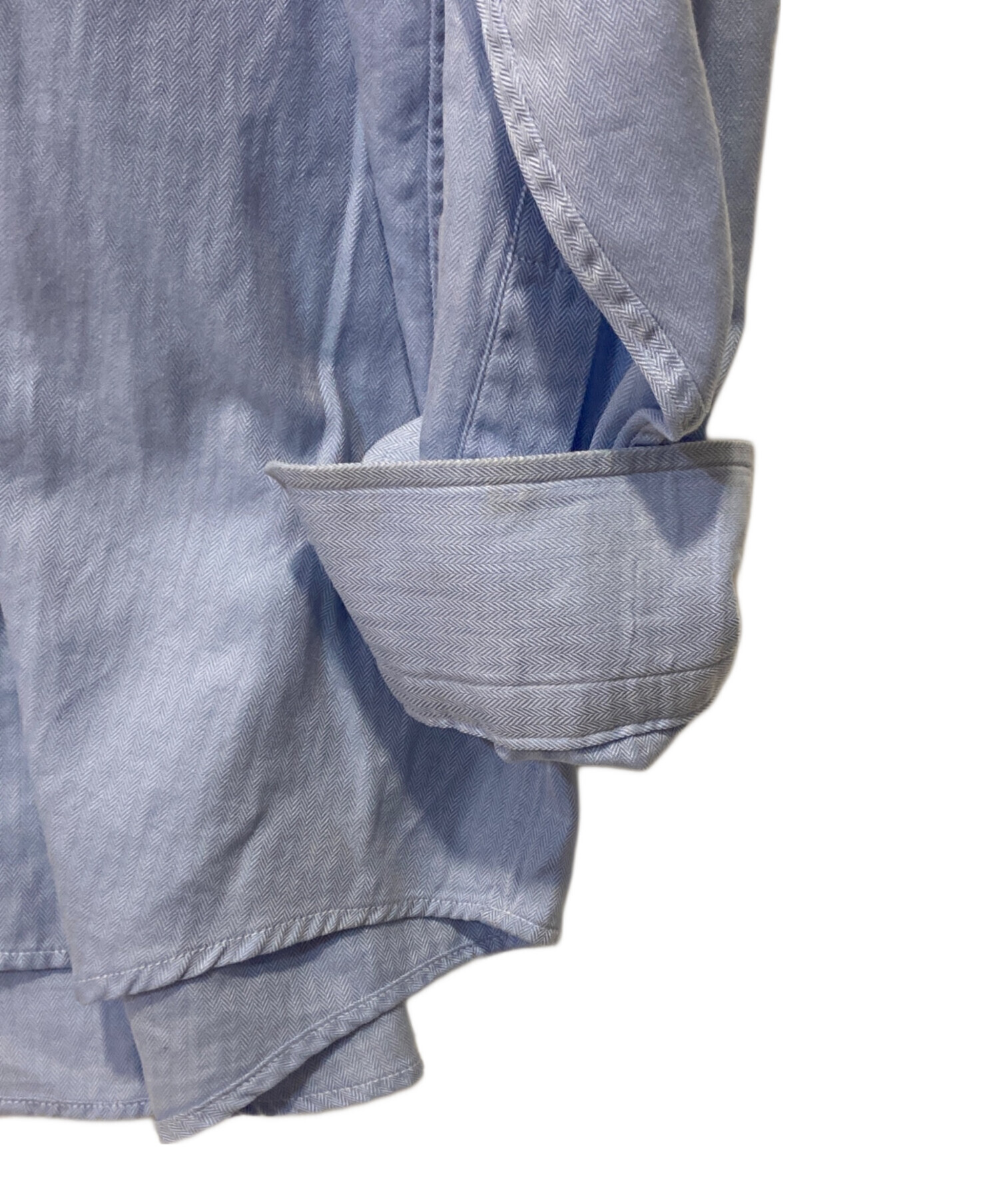 中古・古着通販】HERMES (エルメス) 長袖シャツ ブルー サイズ:43