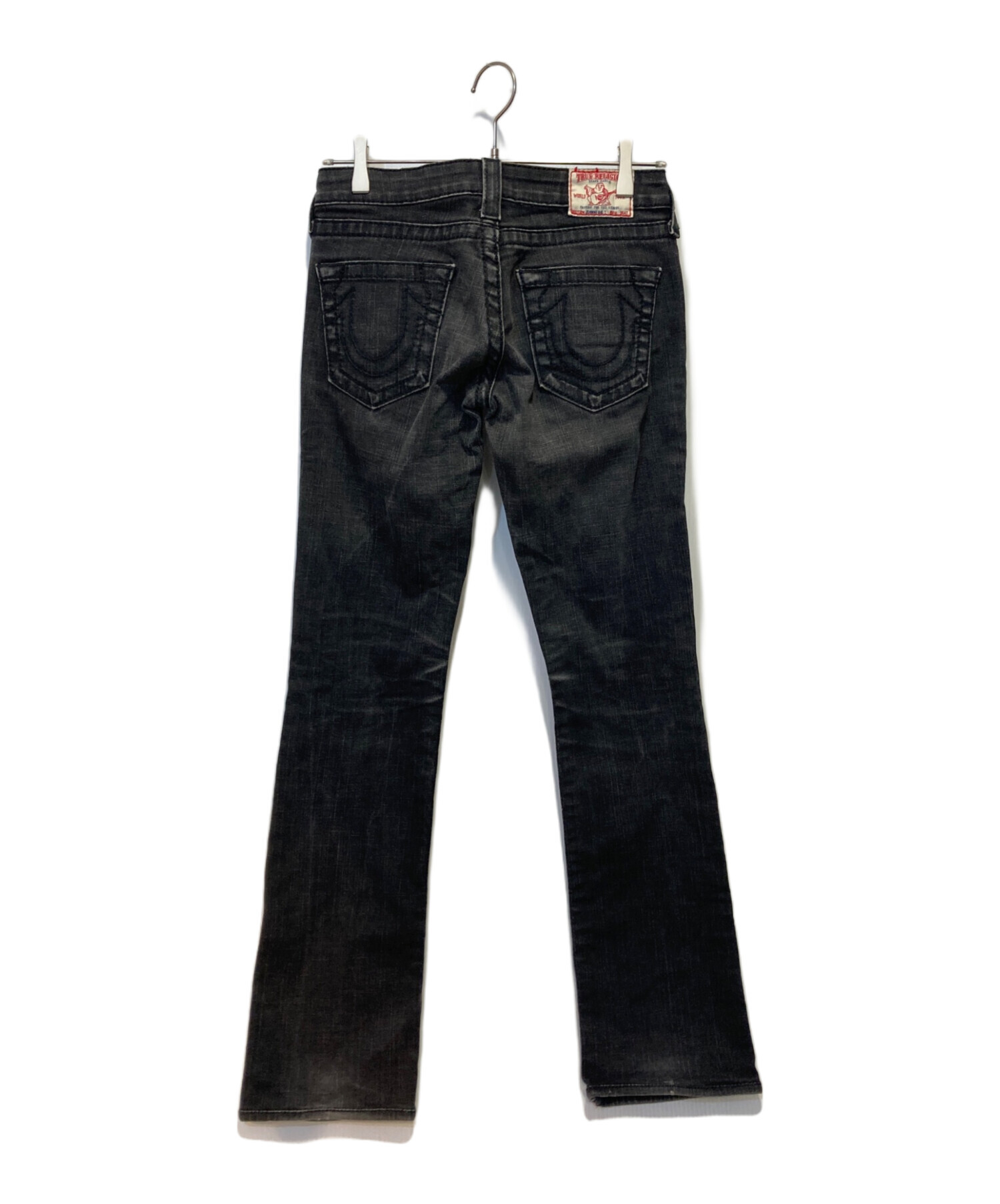 TRUE RELIGION ブラックデニムパンツ トゥルーレリジョンブラック 