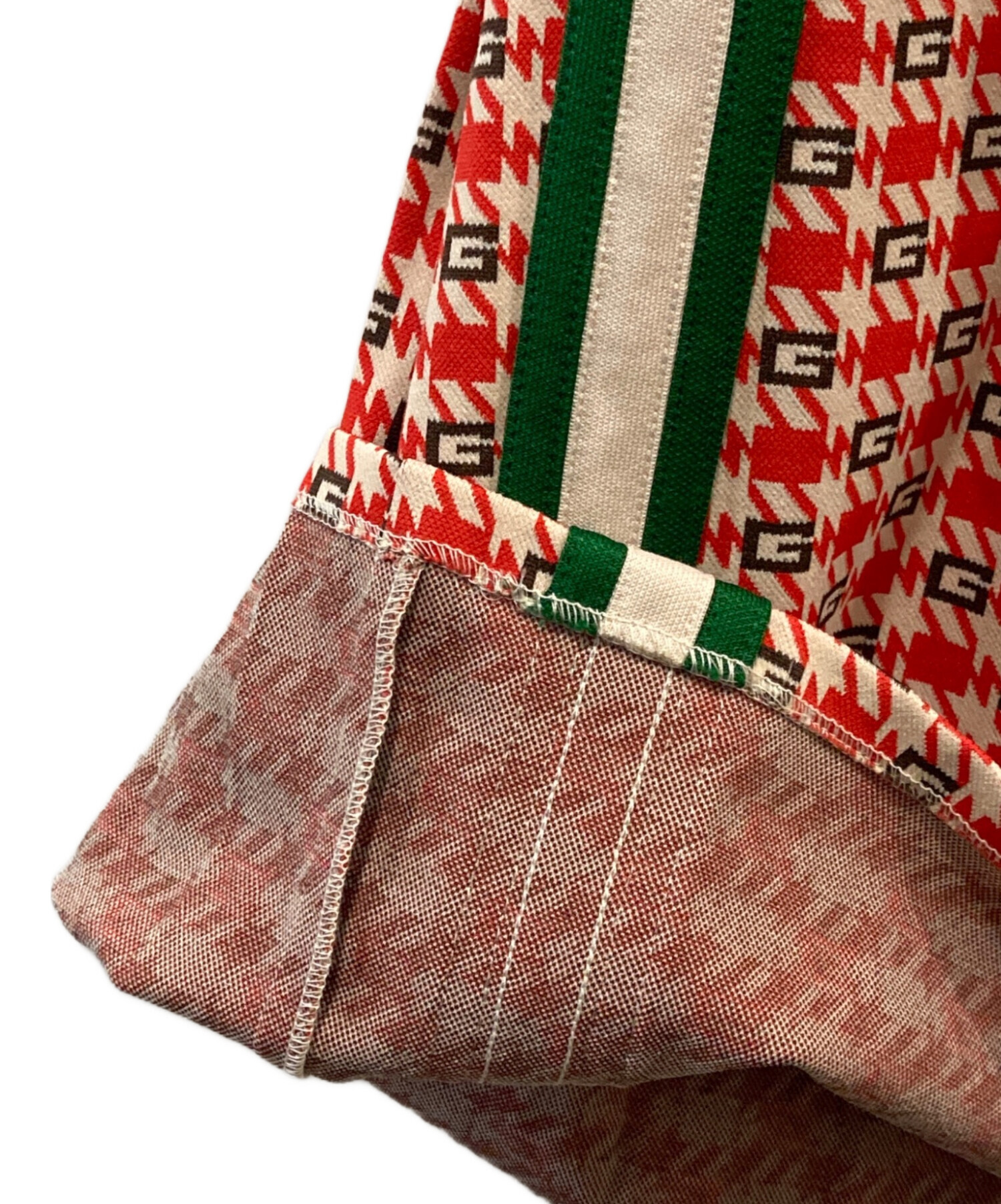 中古・古着通販】GUCCI (グッチ) ジャガード サイドライン プリーツ