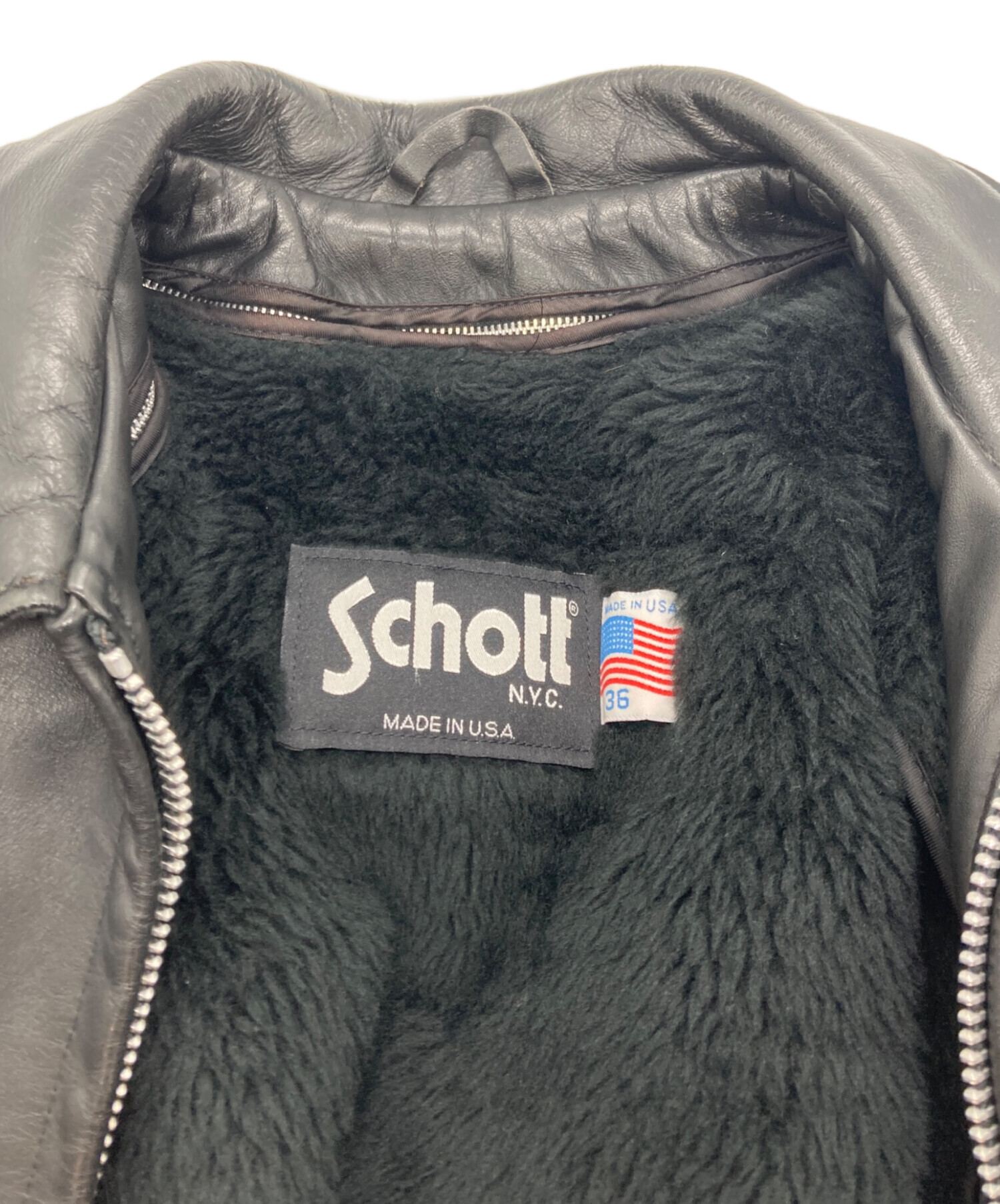 中古・古着通販】Schott (ショット) ライナー付きトラッカージャケット