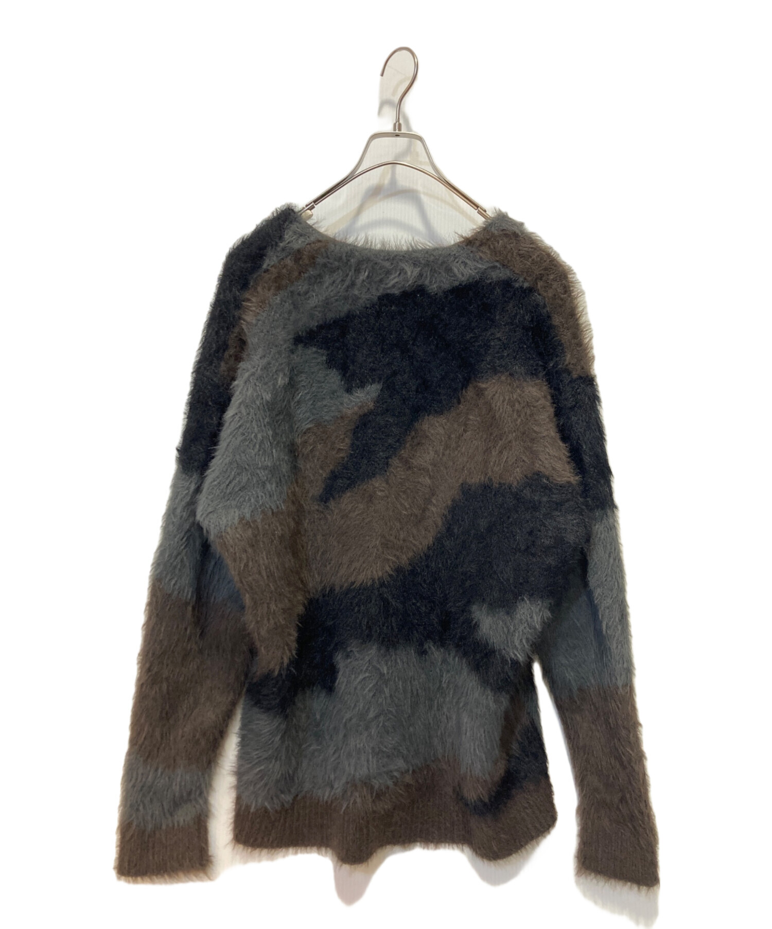 中古・古着通販】MLVINCE (メルヴィンス) shaggy cardigan ブラック 