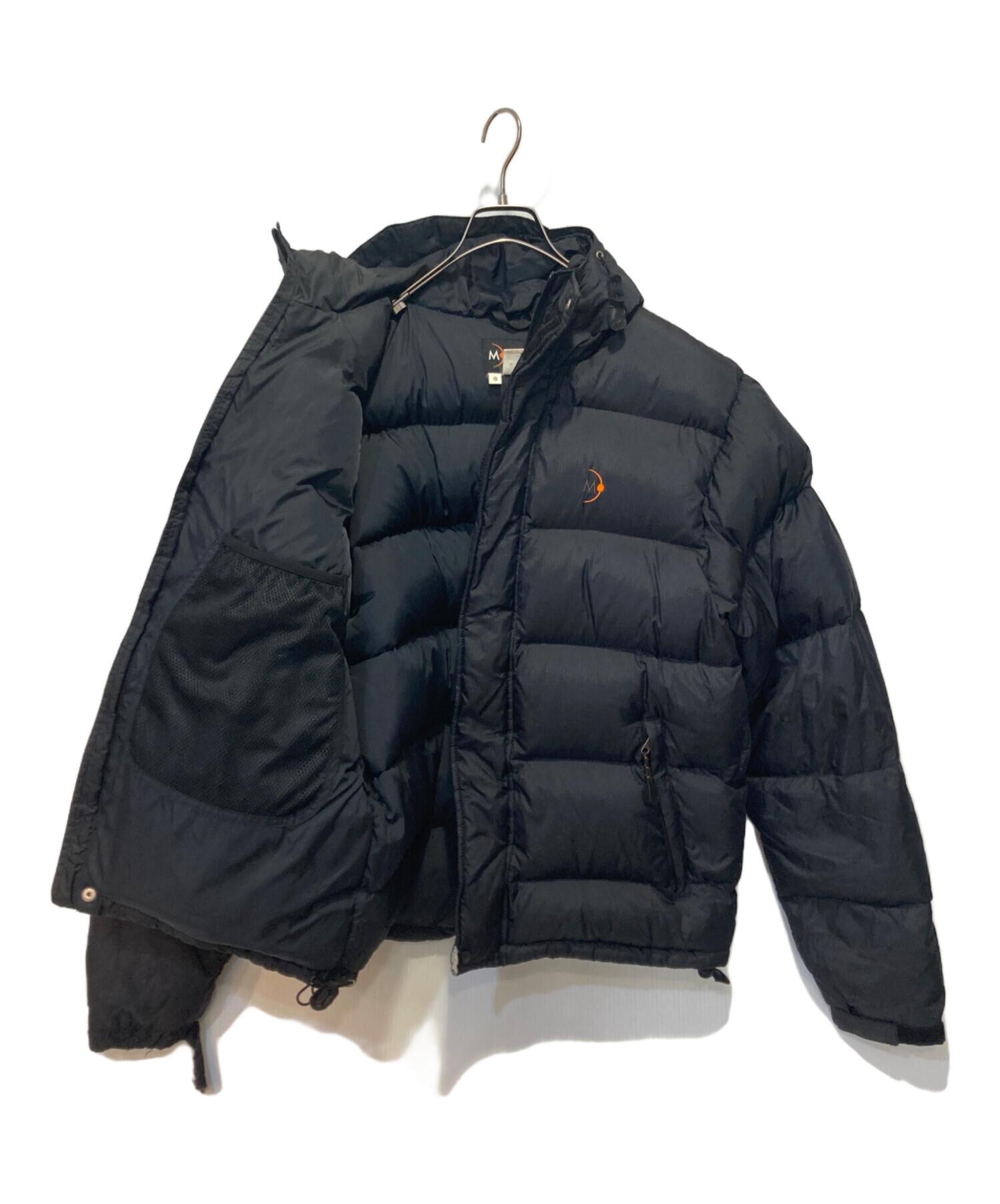 90s-00s ムーンストーン 中綿 ナイロンジャケット M ブラック POST
