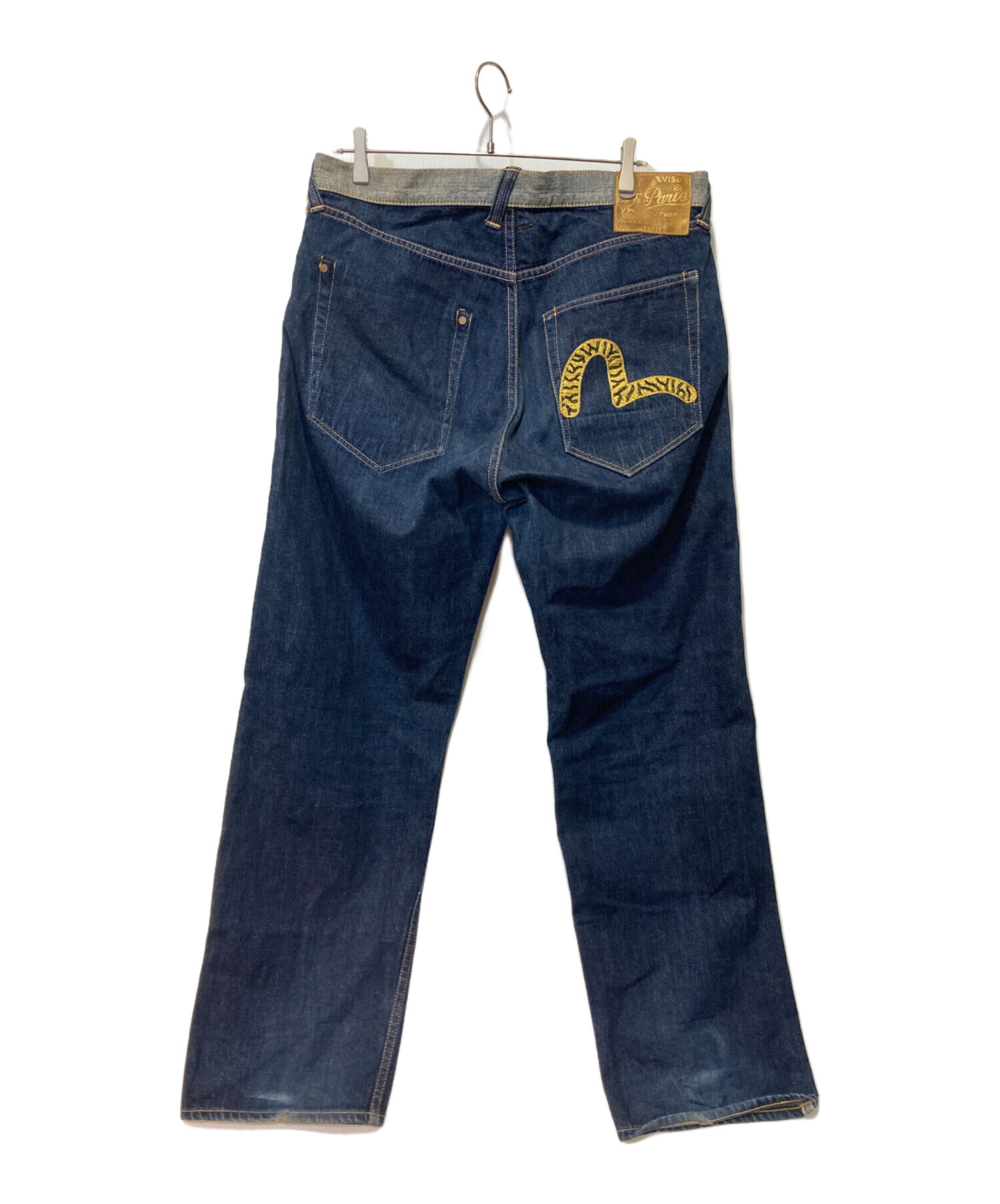 エヴィス　EVISU 5500 カモメ総柄　濃紺インディゴ　デニムパンツ　30. エヴィス EVISU 5500 カモメ総柄 濃紺インディゴ デニムパンツ 30