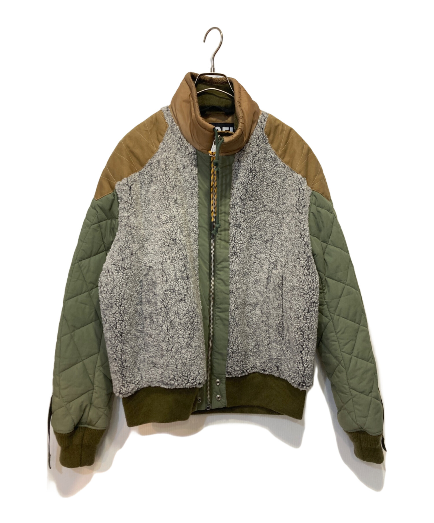中古・古着通販】DIESEL (ディーゼル) ボア切替ブルゾン マルチカラー 