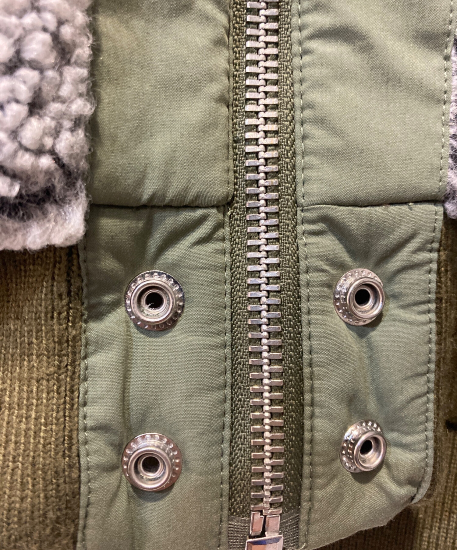 中古・古着通販】DIESEL (ディーゼル) ボア切替ブルゾン マルチカラー 