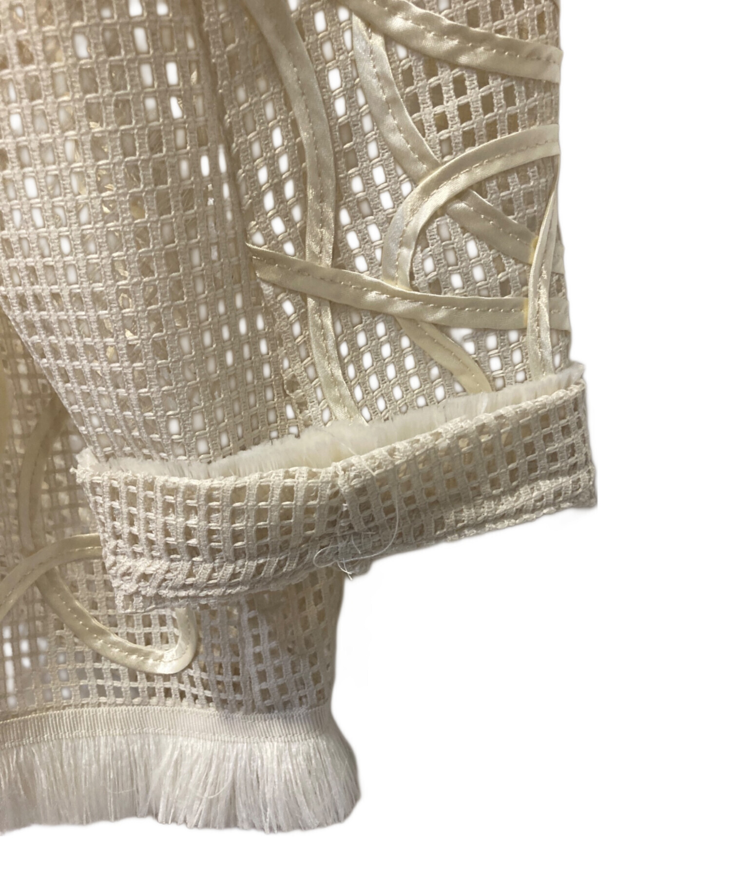 ジャケット・アウター MEDI TAPE EMBROIDERY MESH JACKET Ameri（アメリ）の「MEDI TAPE EMBROIDERY MESH JACKET（その他