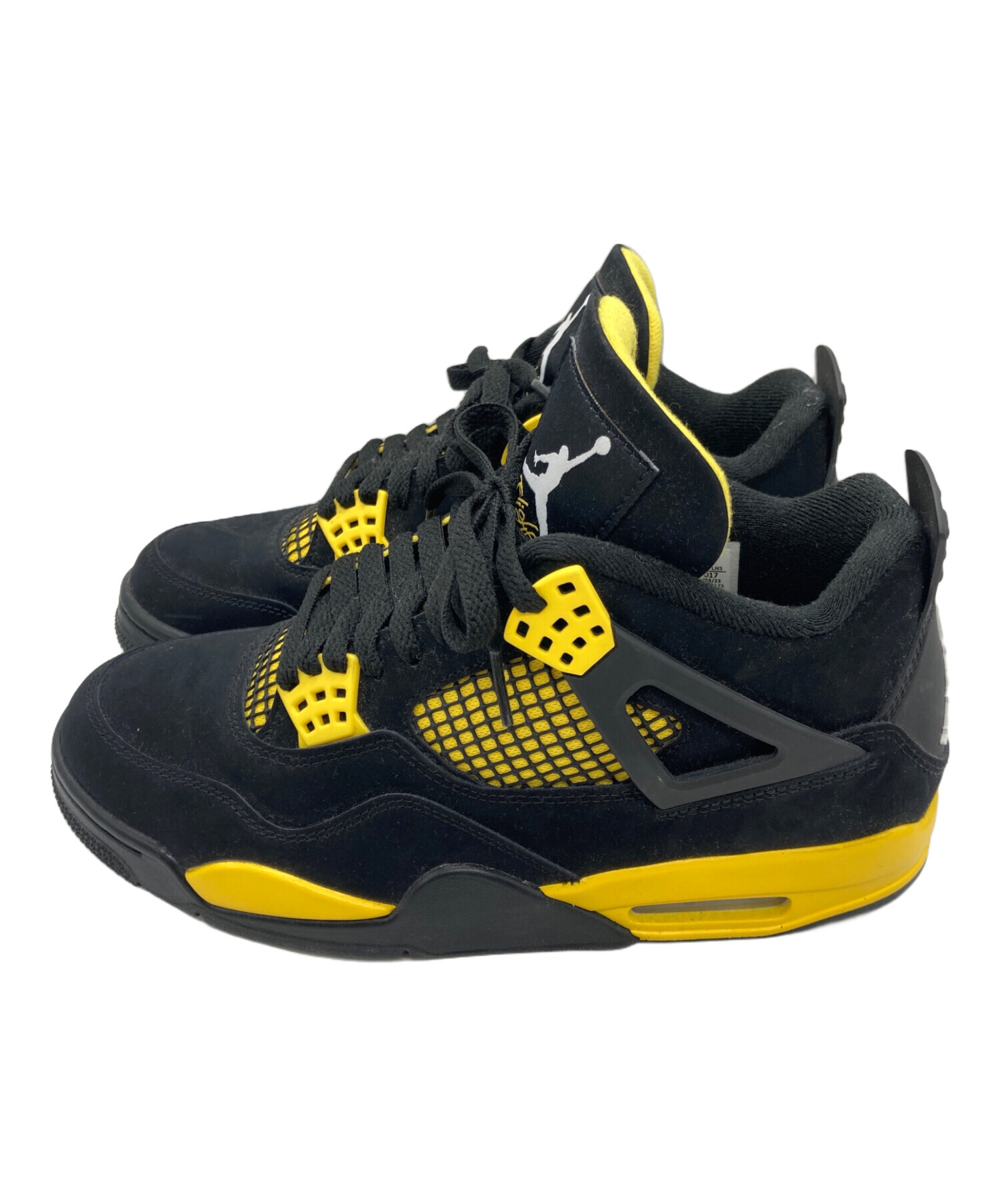 中古・古着通販】NIKE (ナイキ) AIR JORDAN 4 RETRO ブラック サイズ 