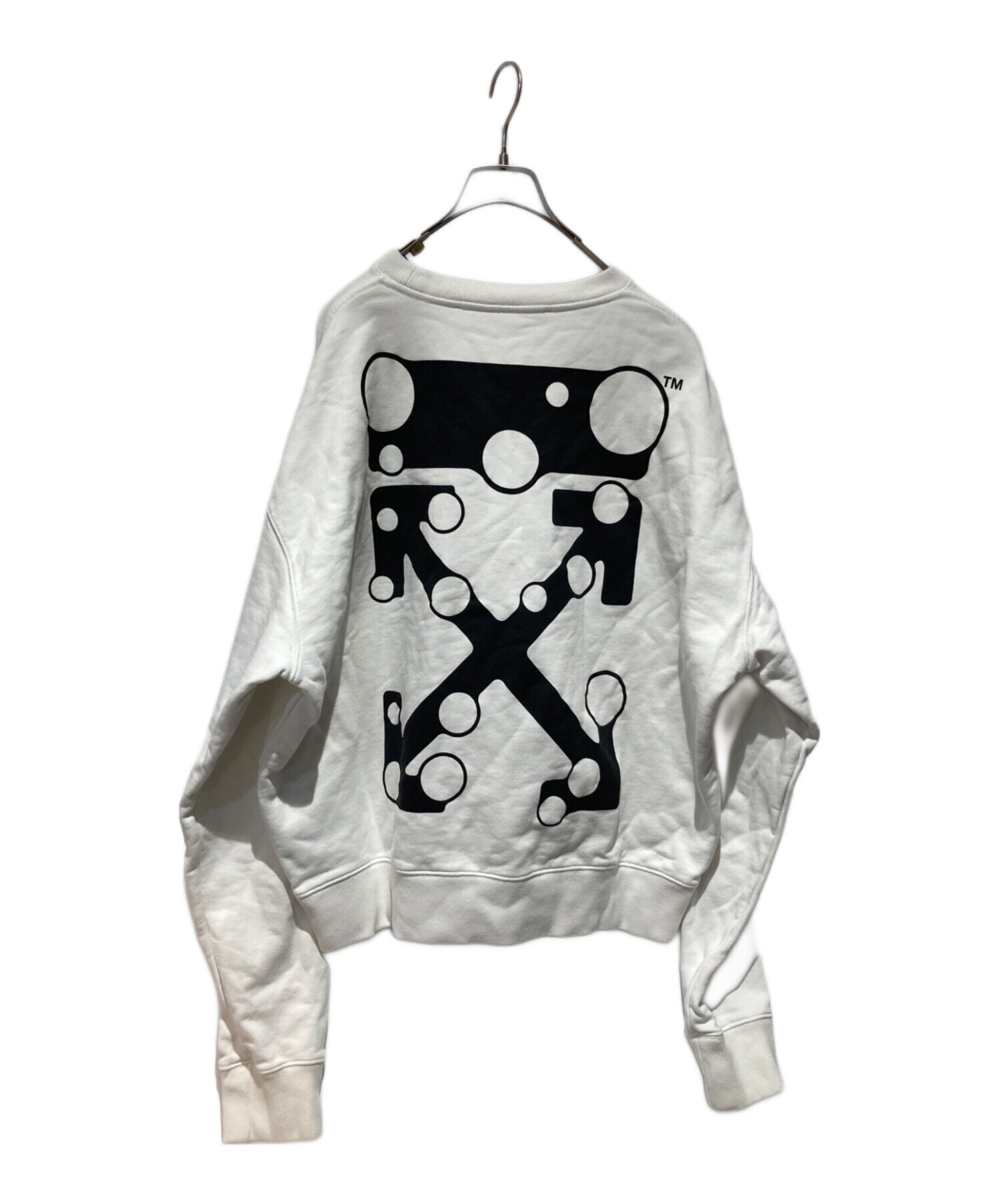 中古・古着通販】OFFWHITE (オフホワイト) プリントスウェット