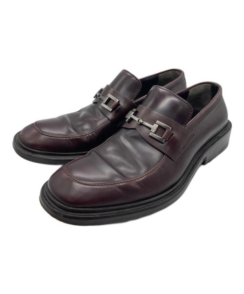 GUCCI スクエアトゥ ローファー（値下げ交渉可） 中古・古着通販】GUCCI (グッチ) スクエアトゥビットローファー