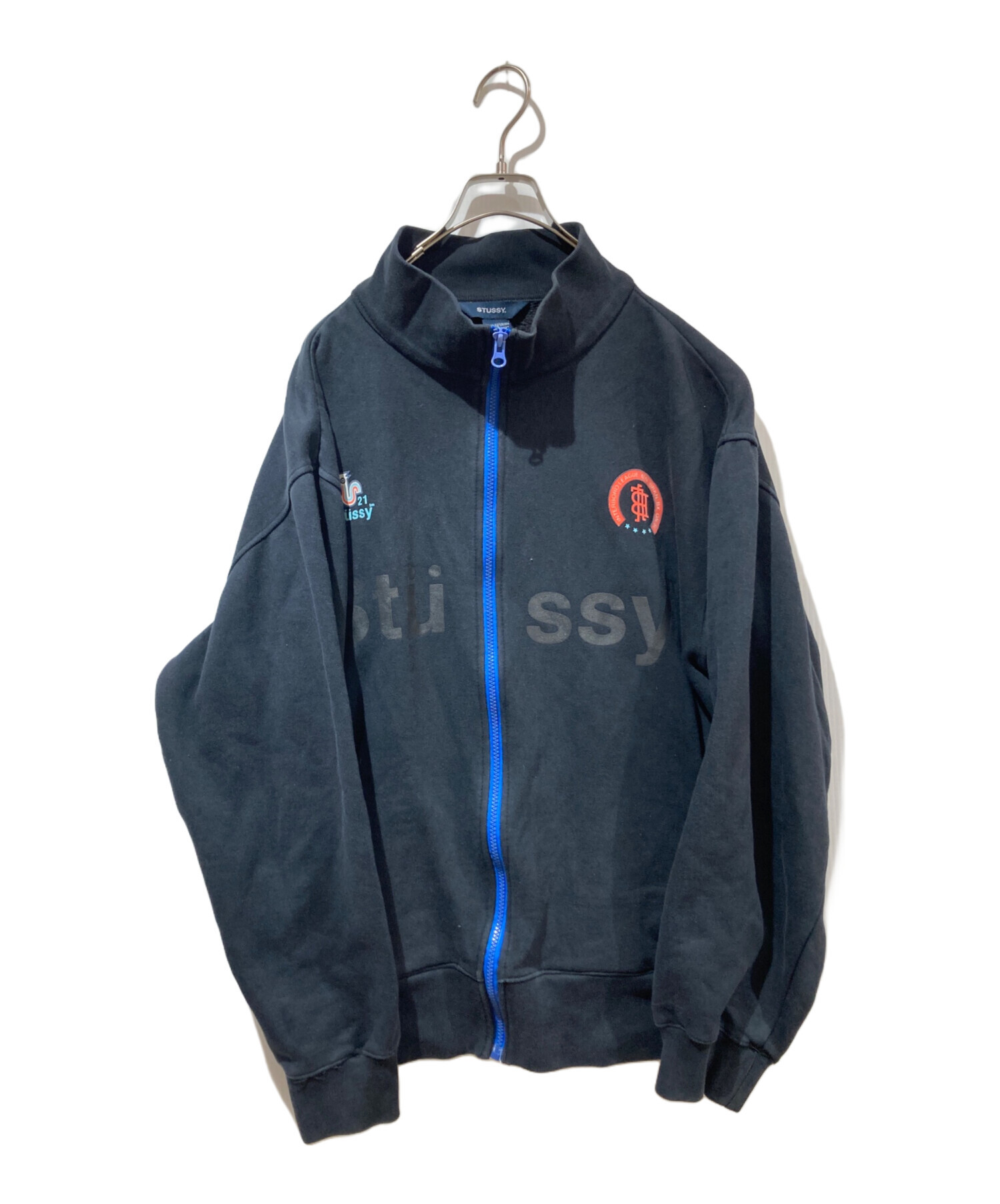 中古・古着通販】stussy (ステューシー) ジップパーカー ブラック 