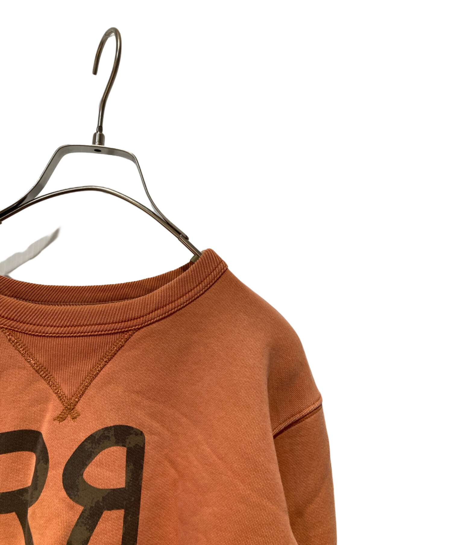 中古・古着通販】RRL (ダブルアールエル) ロゴスウェット オレンジ