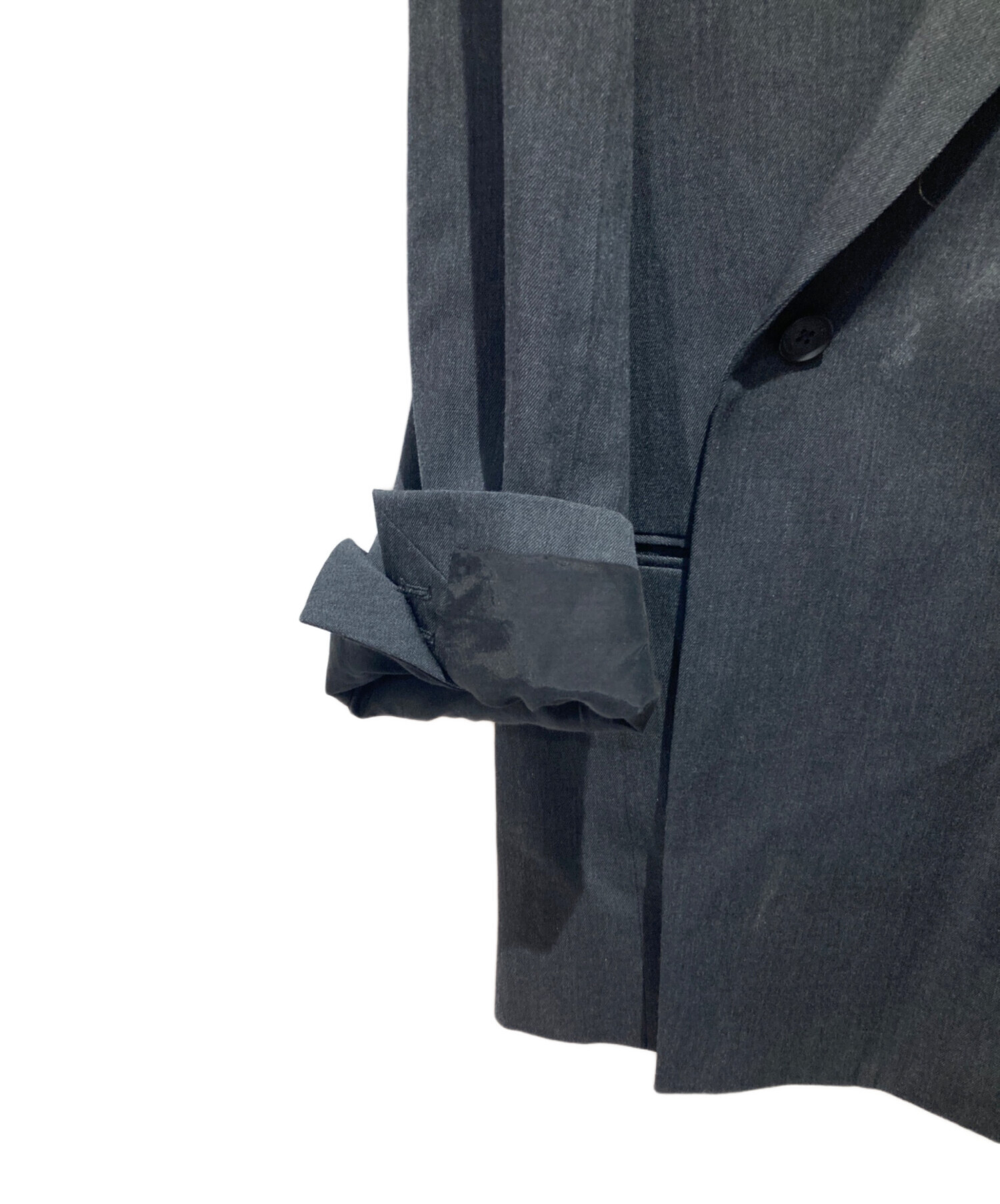 中古・古着通販】YOKE (ヨーク) DOUBLE BREASTED JACKET グレー サイズ