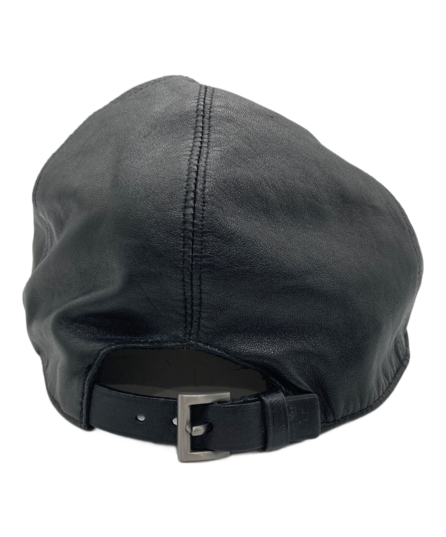 中古・古着通販】PRADA (プラダ) レザーキャップ ブラウン サイズ:M