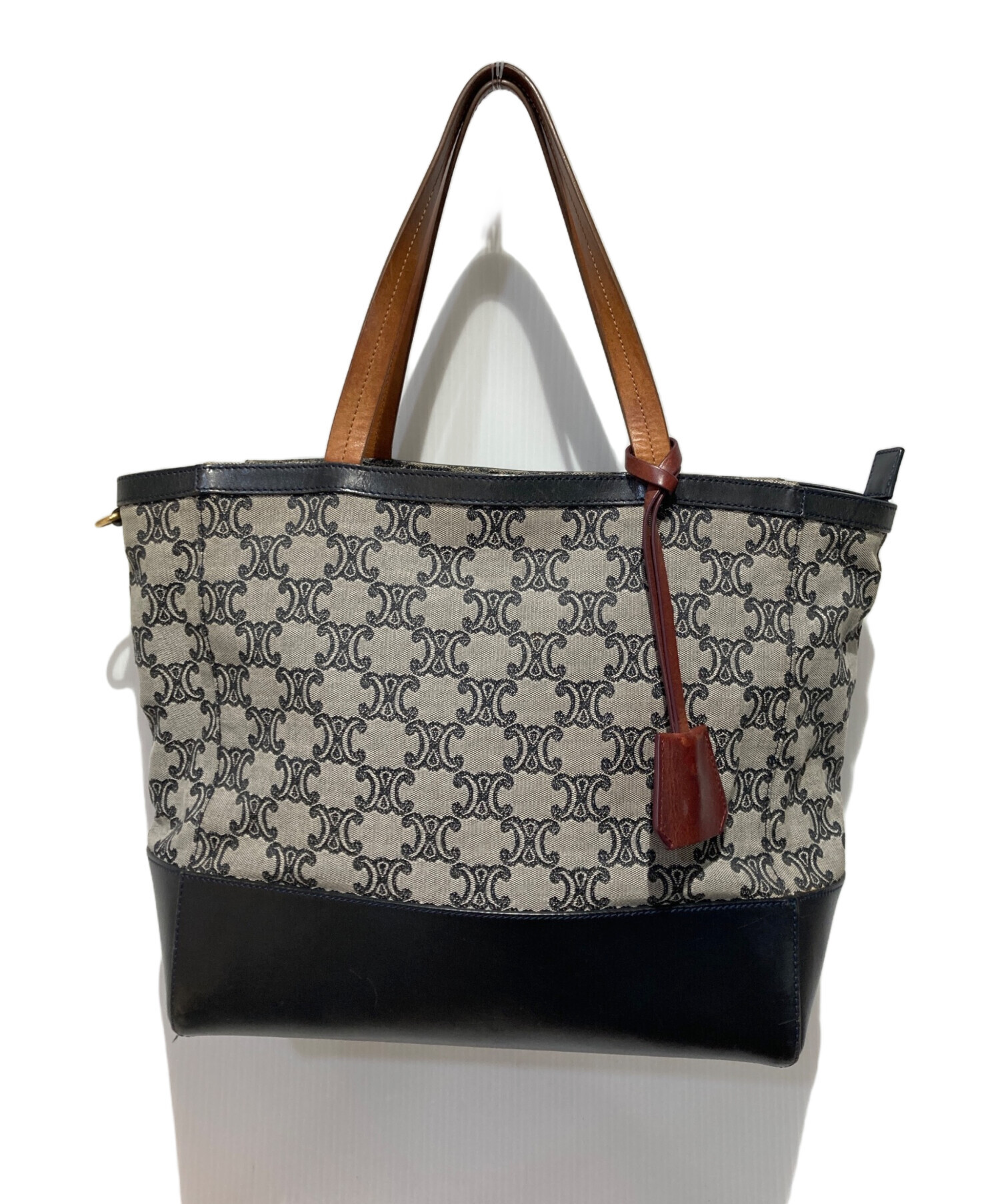 中古・古着通販】CELINE (セリーヌ) トリオンフトートバッグ グレー