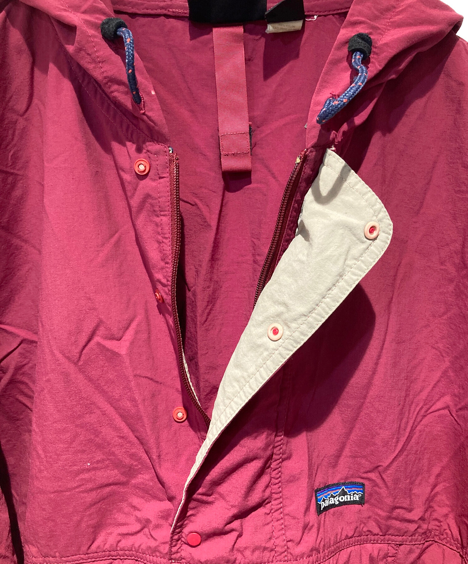 中古・古着通販】Patagonia (パタゴニア) アノラックパーカー ボルドー