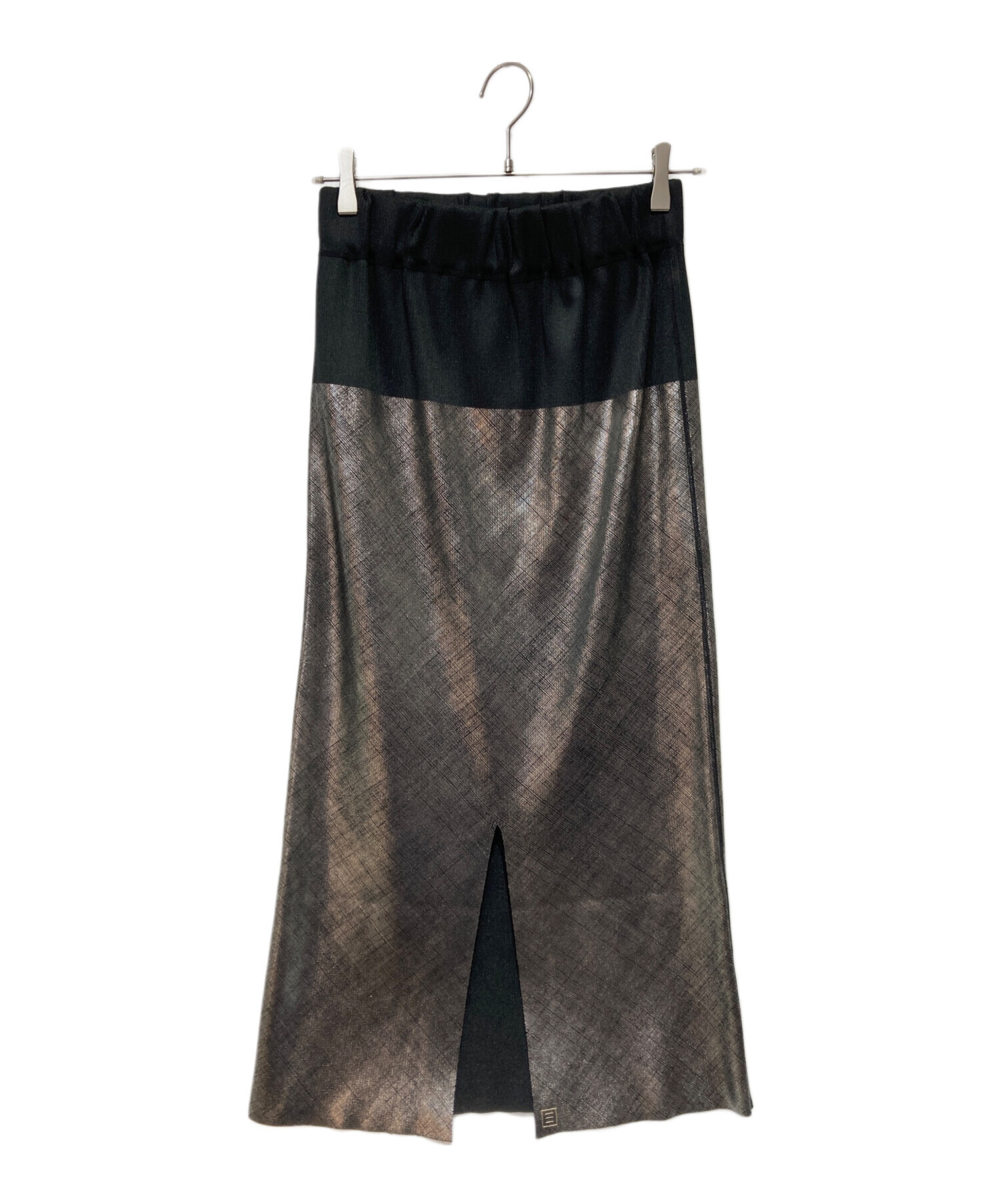 中古・古着通販】nakagami (ナカガミ) タイトスカート ブラック サイズ