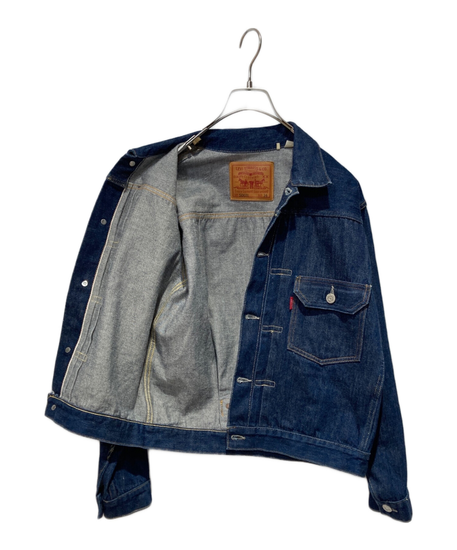 中古・古着通販】LEVI'S (リーバイス) デニムジャケット インディゴ