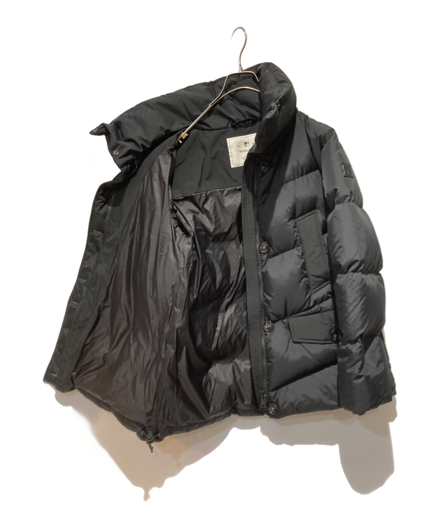 中古・古着通販】WOOLRICH (ウールリッチ) Ws LOGO JACKET ブラック
