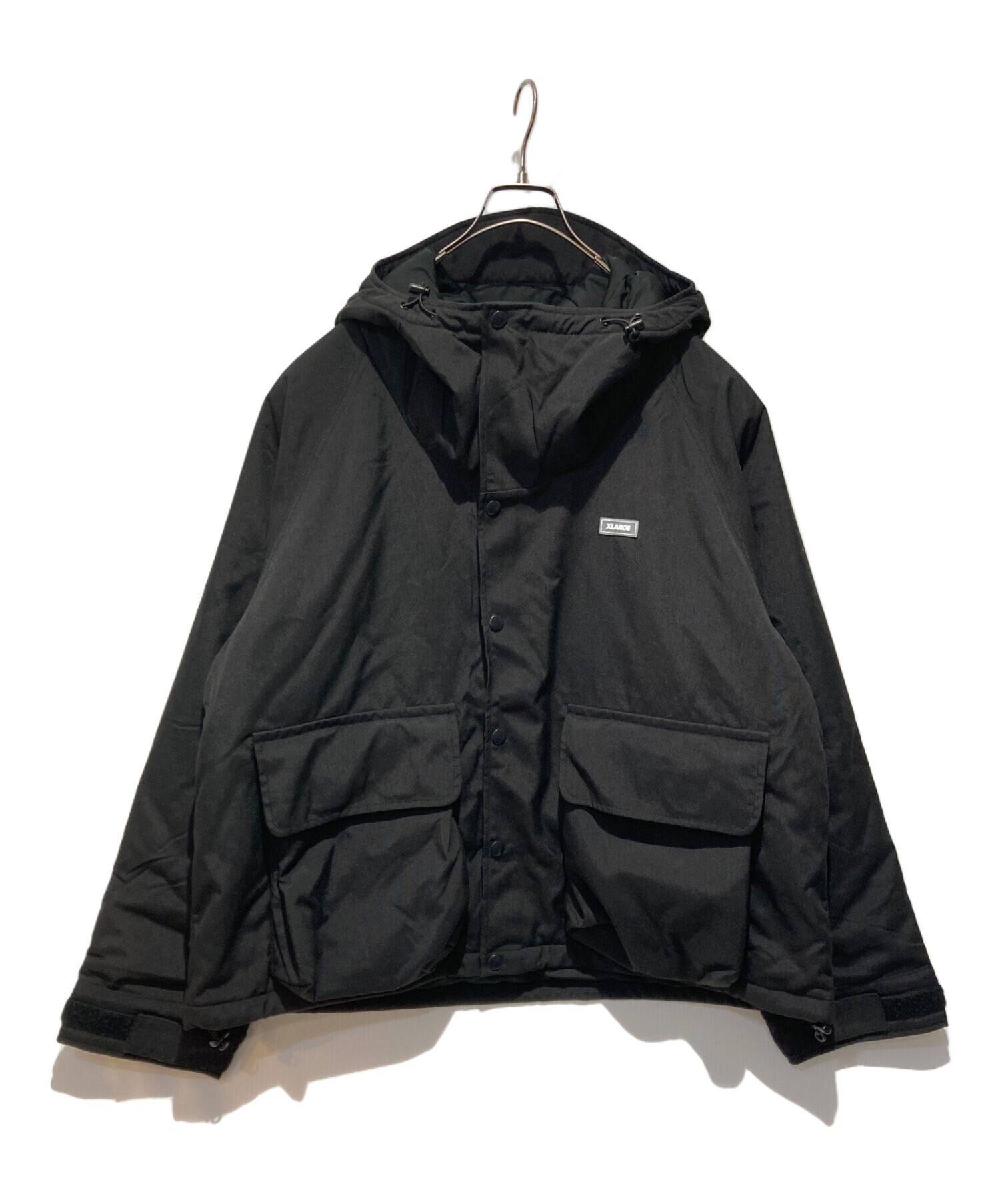 中古・古着通販】X-LARGE (エクストララージ) RAGLAN PUFFER HOODED 