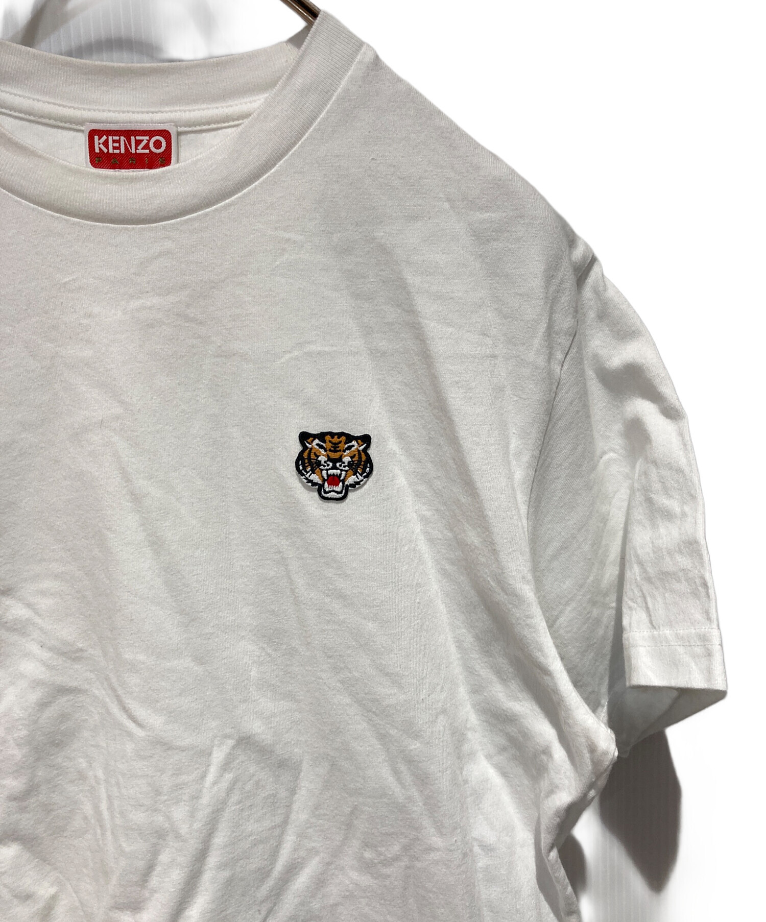 KENZO ケンゾー Tシャツ・カットソー XS 白 【古着】【中古】【送料無料】 KENZO - KENZO ケンゾー Tシャツ・カットソー S 白 【古着】【中古