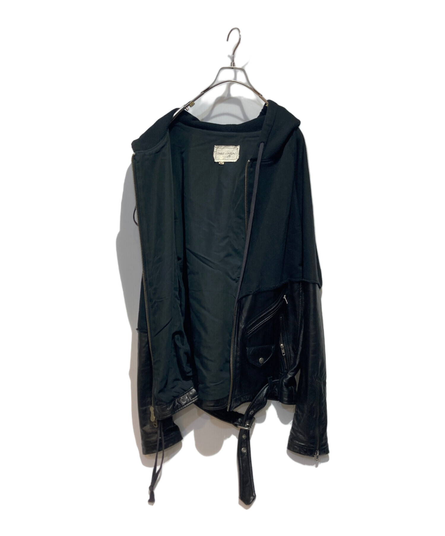 中古・古着通販】GREG LAUREN (グレッグローレン) 50/50 Black Leather