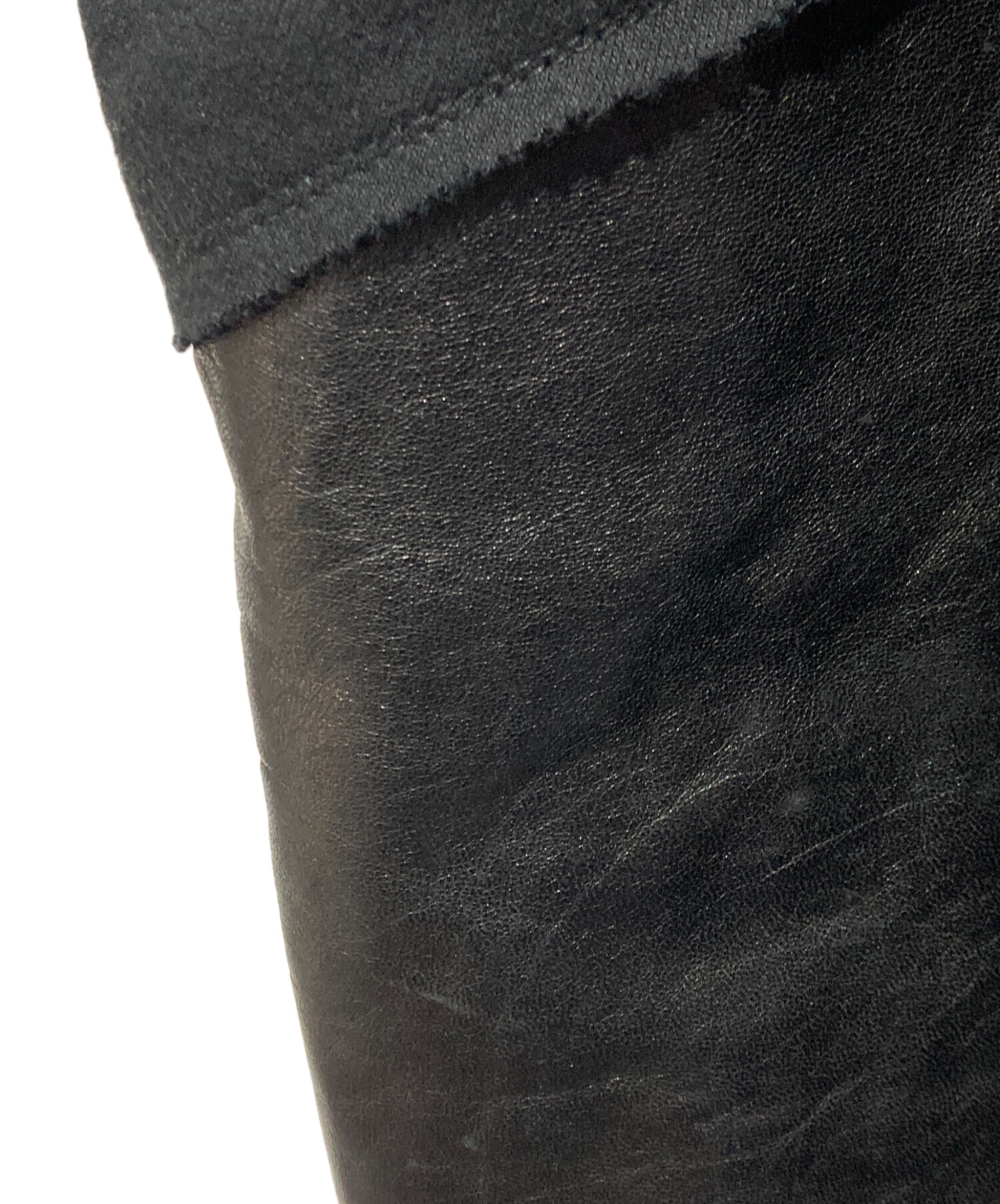 中古・古着通販】GREG LAUREN (グレッグローレン) 50/50 Black Leather