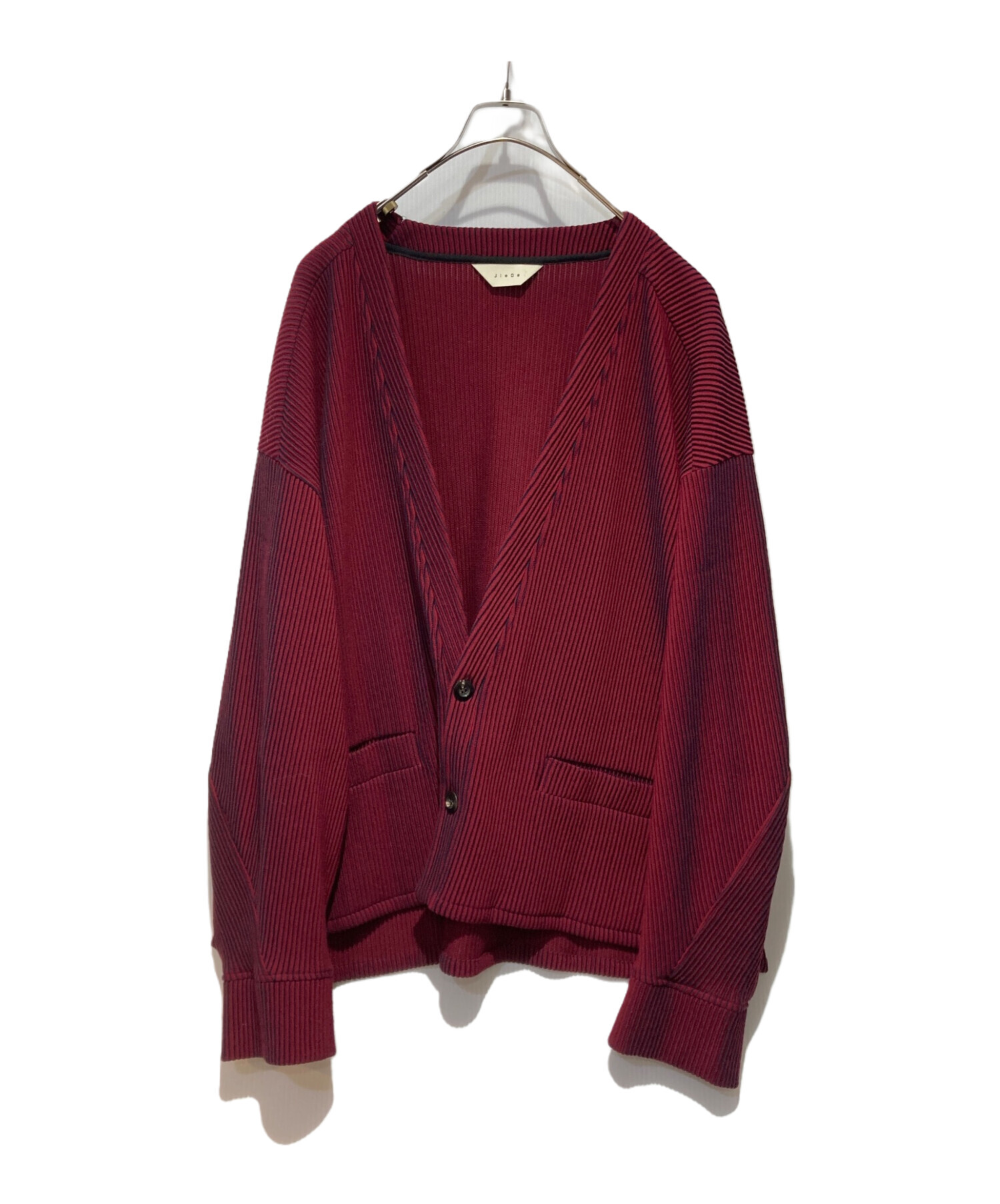 トップス JIEDA RIPPLE CARDIGAN 21aw JIEDA - RIPPLE CARDIGAN/BLACK | NapsNote