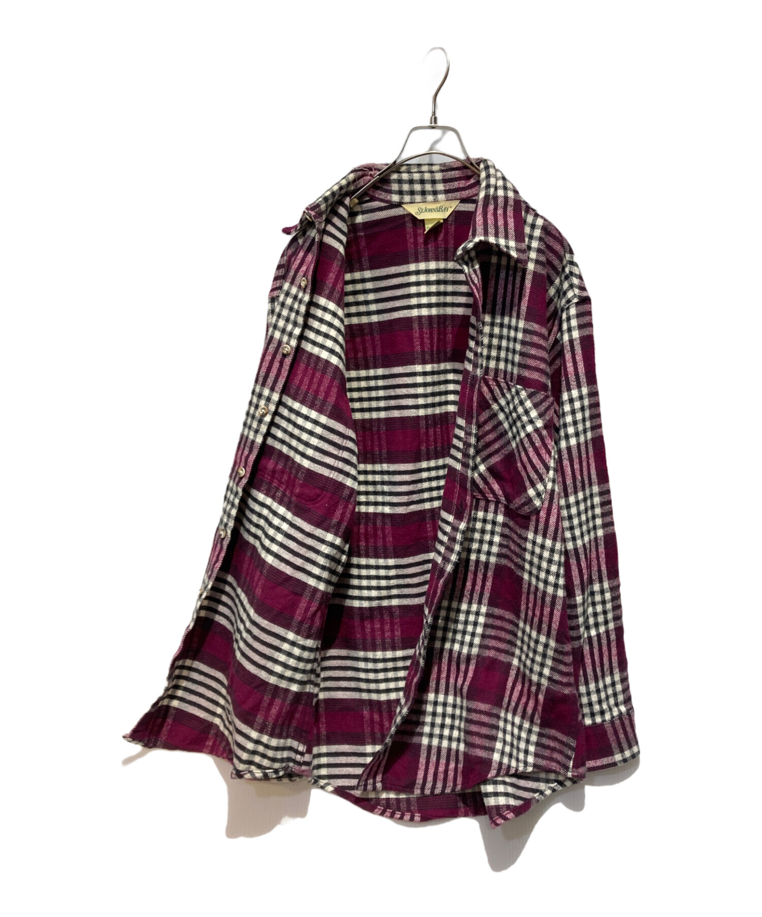 中古・古着通販】ST JOHN'S BAY (セントジョンズベイ) ヘビネルシャツ