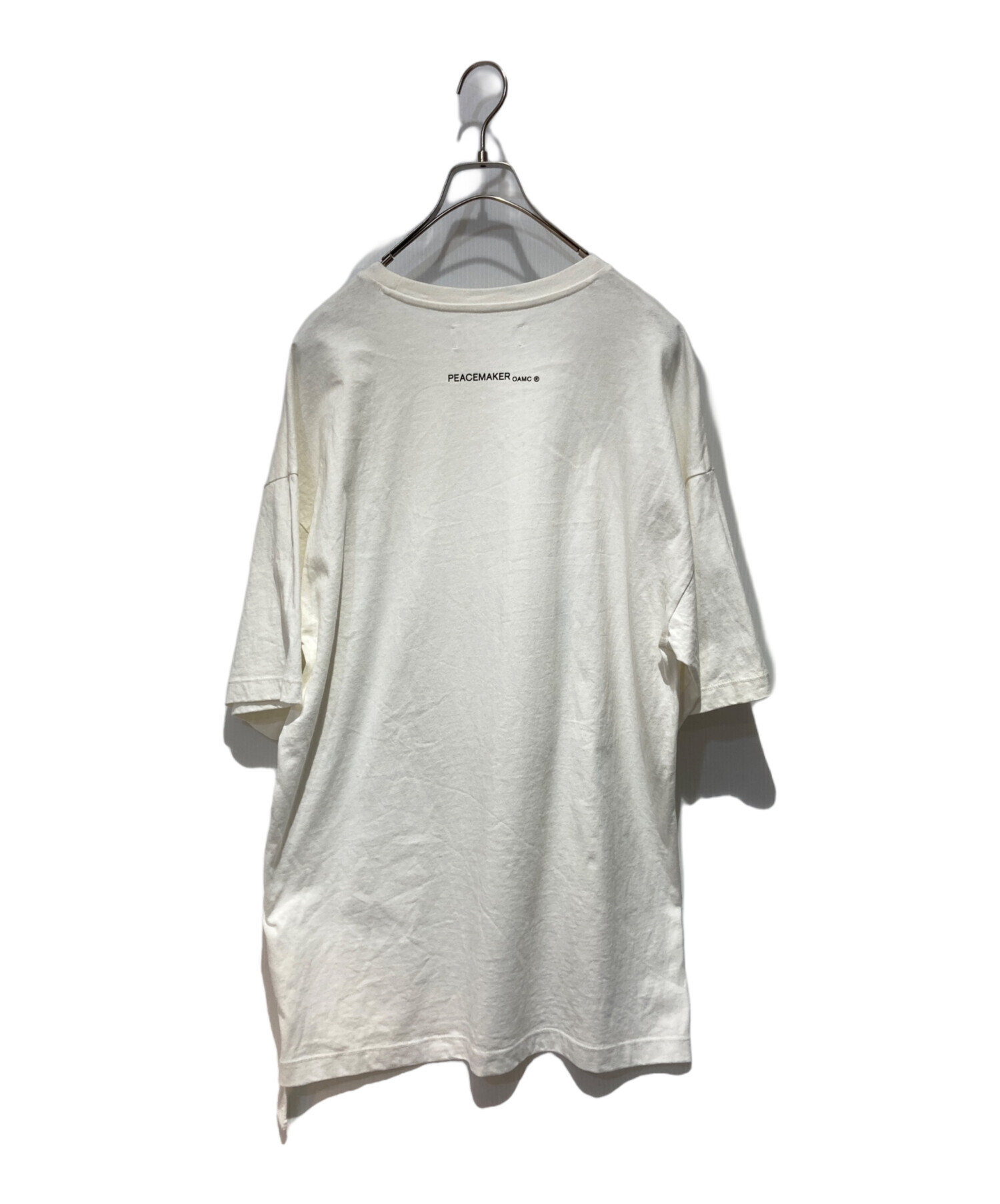 中古・古着通販】OAMC (オーエーエムシー) プリントTシャツ ホワイト 