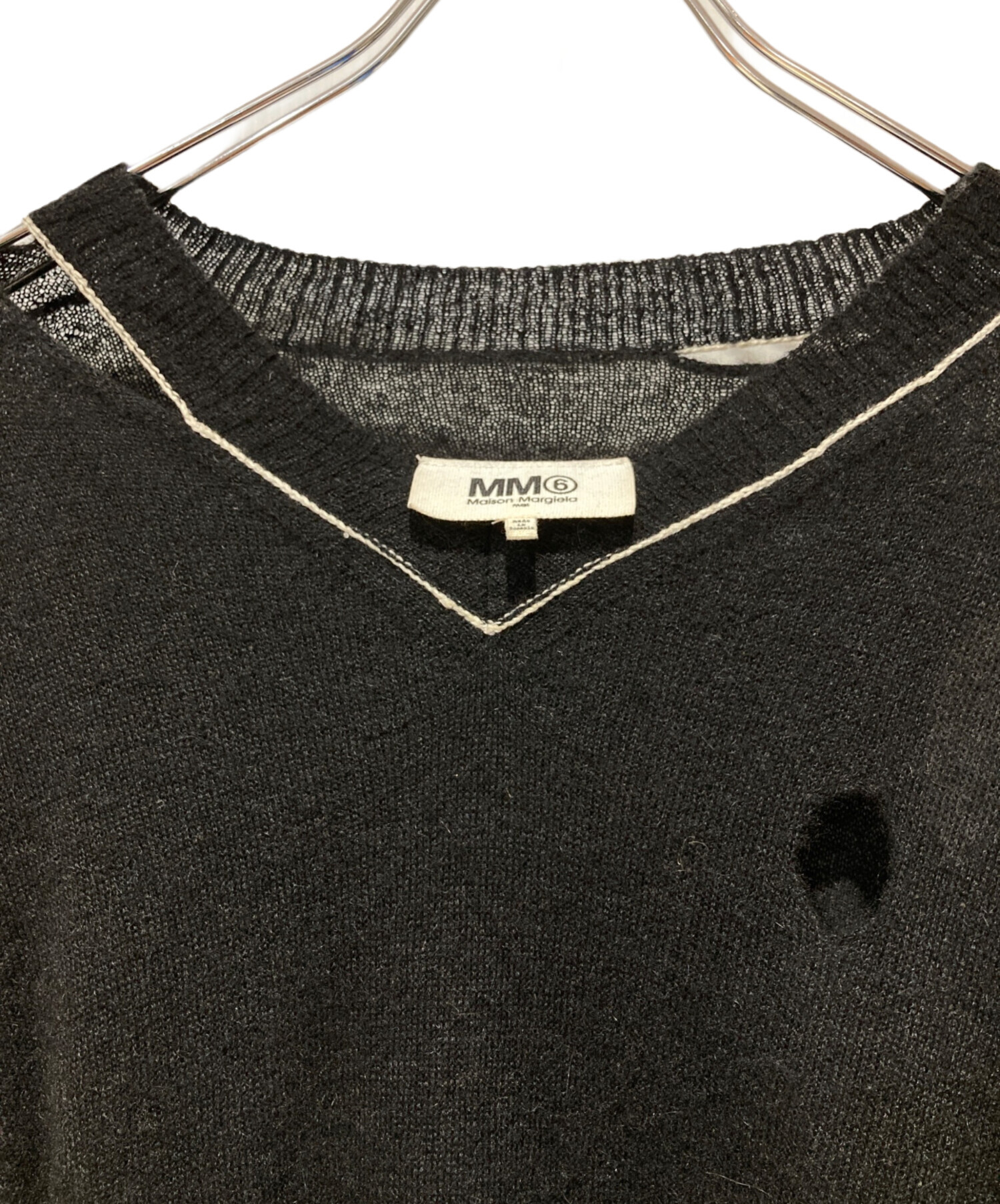 【専用】メゾンマルジェラ ダメージ ニット ブラック MAISON MARGIELA マルジェラ デストロイ ダメージ ニット