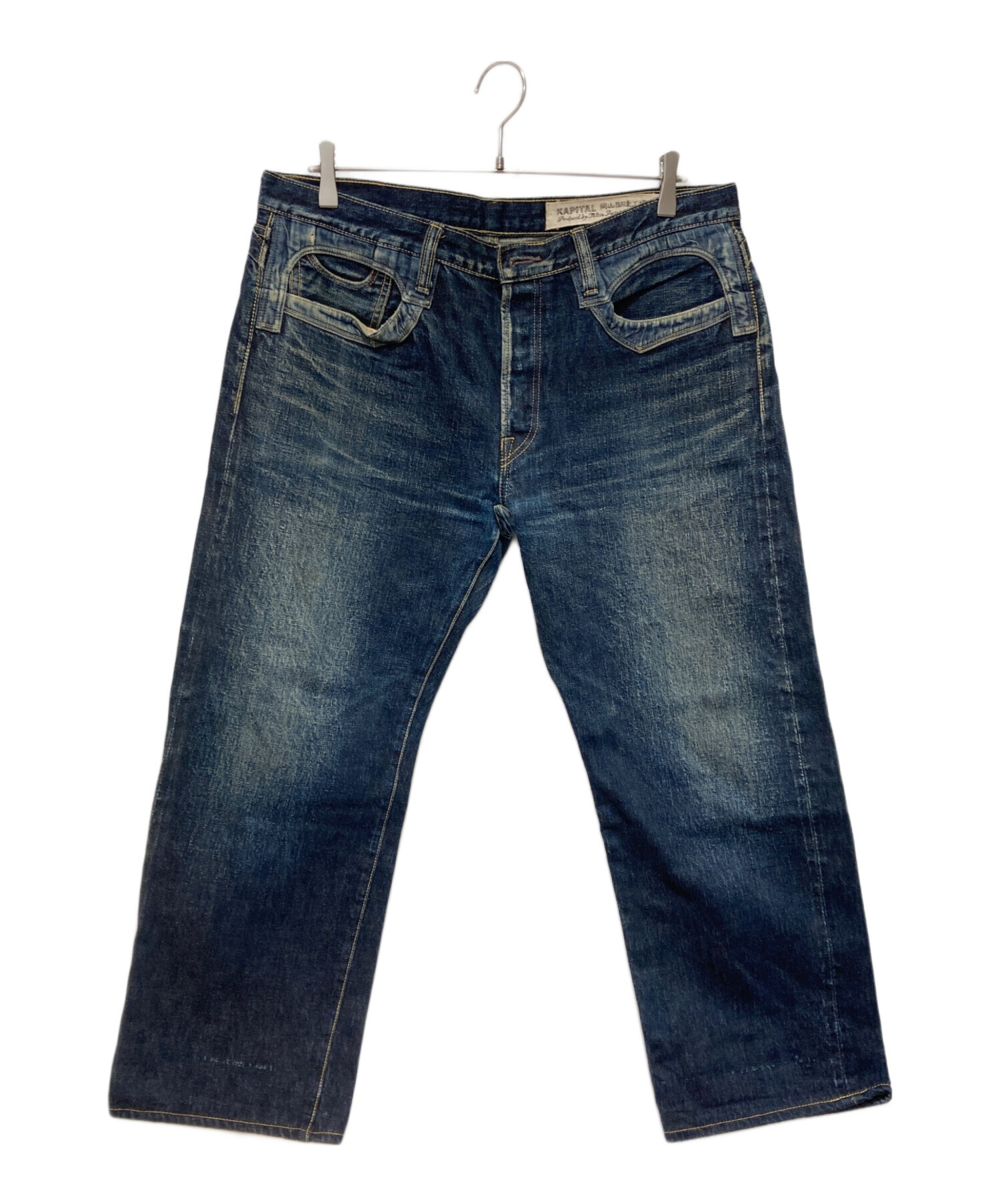中古・古着通販】KAPITAL (キャピタル) デニムパンツ インディゴ
