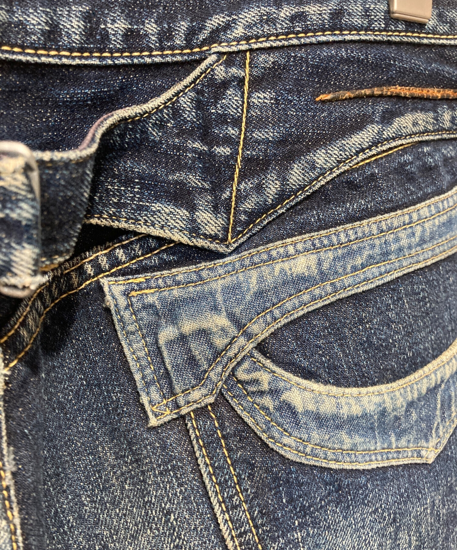 中古・古着通販】KAPITAL (キャピタル) デニムパンツ インディゴ