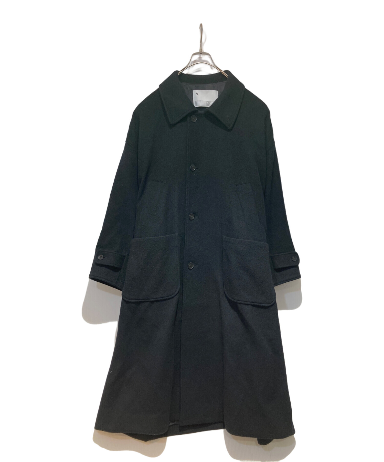 中古・古着通販】VOAAOV (ヴォアーブ) S100 WOOL BEAVER COAT ブラック