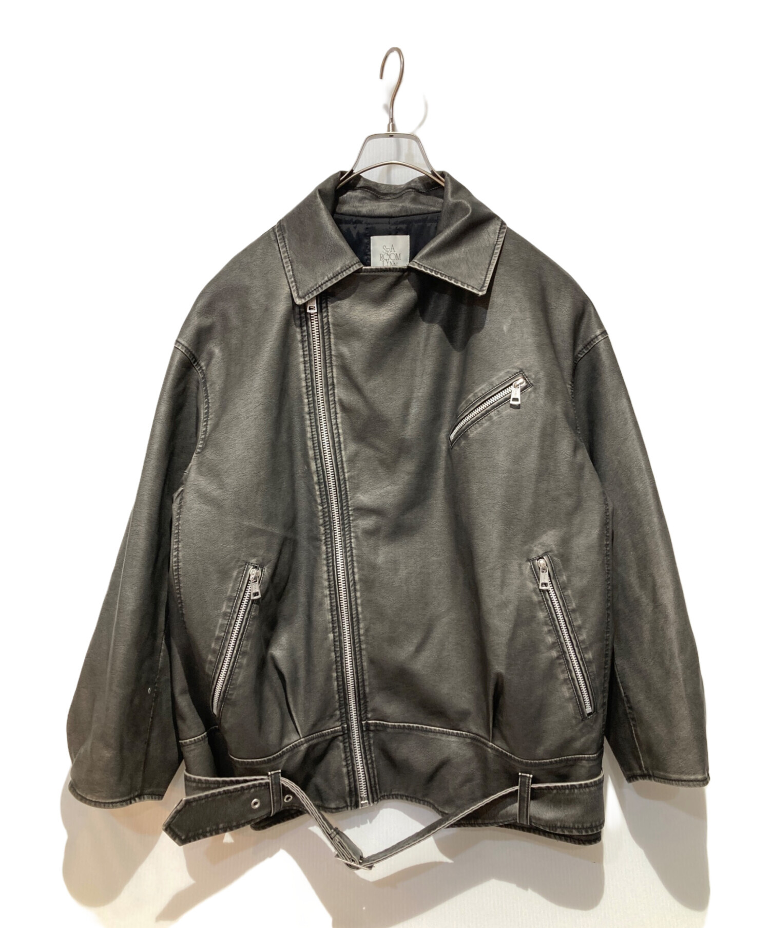 シールームリン　SeaRoomlynn ライダースジャケット 中古・古着通販】Sea Room Lynn (シールームリン) ECOレザーBIGダブル