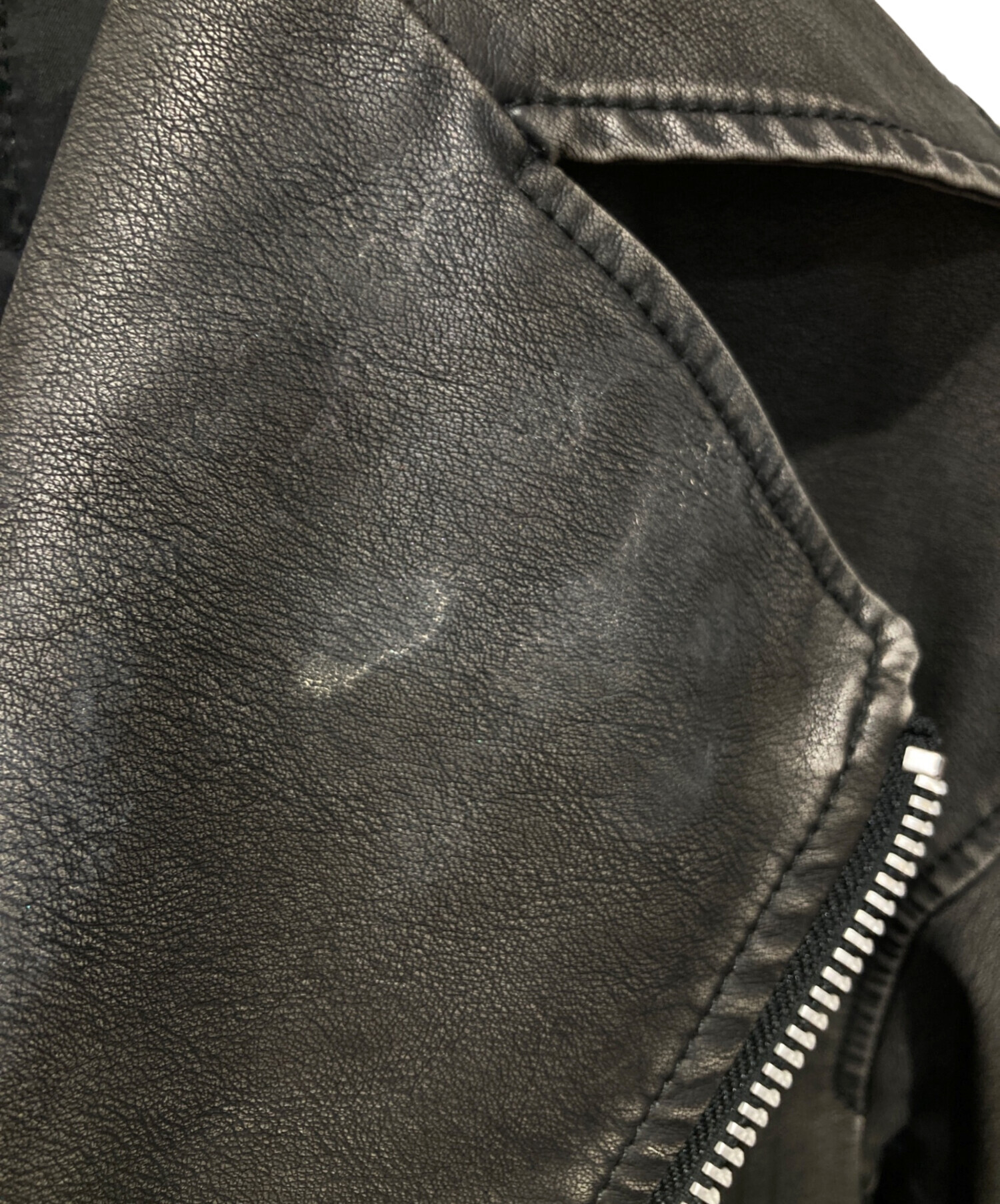 新品未使用 Sea Room Lynn レザージャケット 中古・古着通販】Sea Room Lynn (シールームリン) ECOレザーBIGダブル