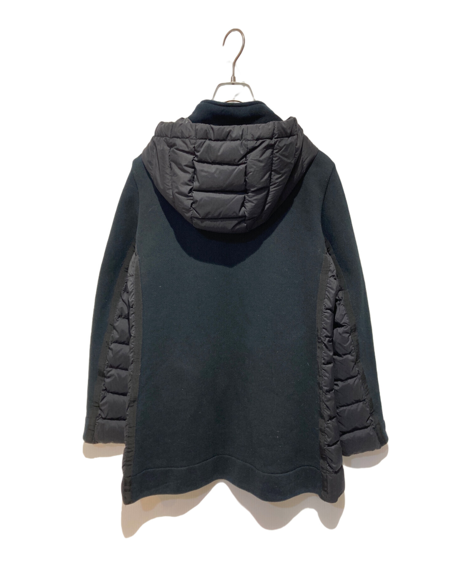 中古・古着通販】HERNO (ヘルノ) ダウン切替ジップパーカー ネイビー 