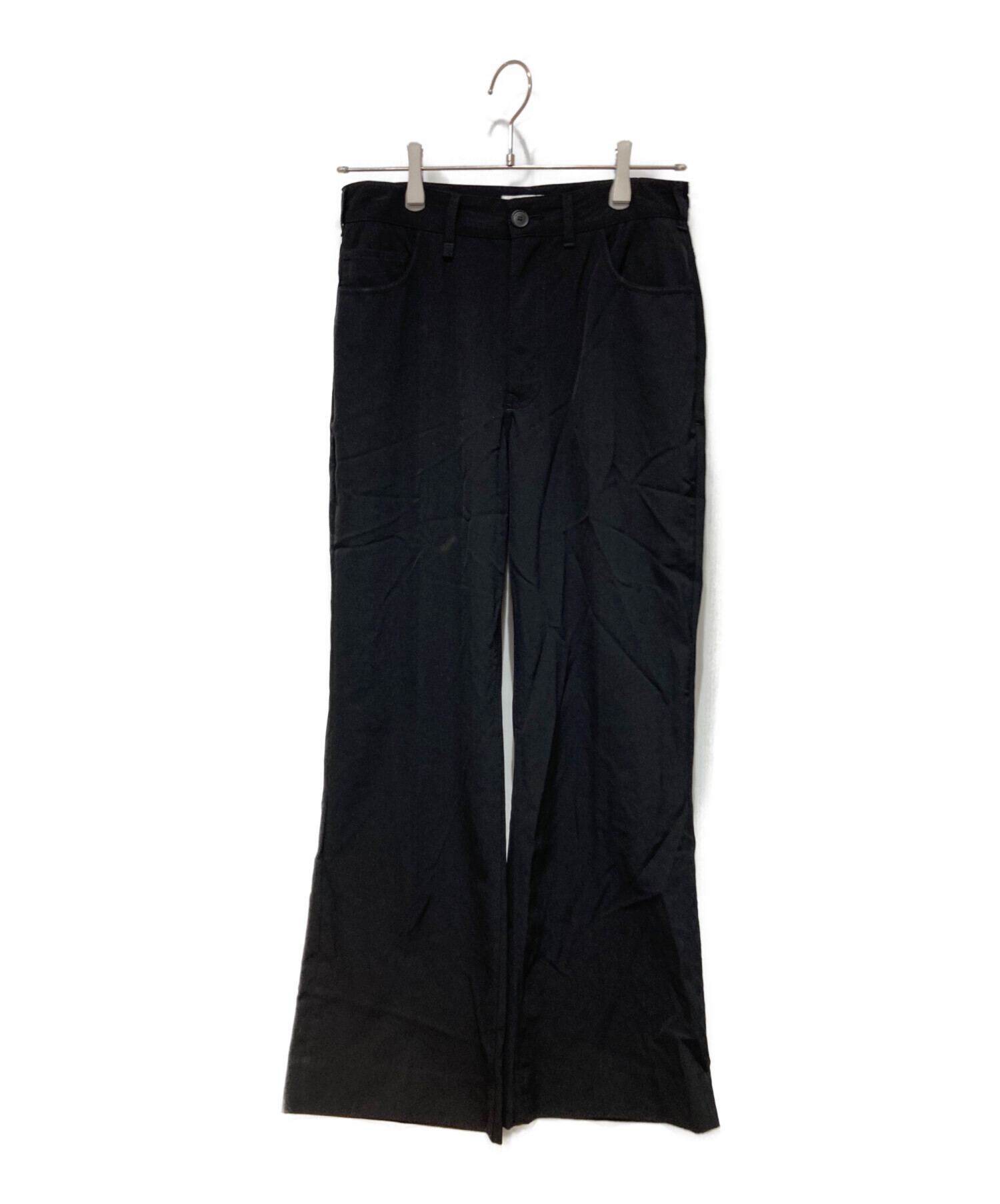 BALENCIAGA ブラック スラックス S 中古・古着通販】BALENCIAGA (バレンシアガ) スラックス ブラック