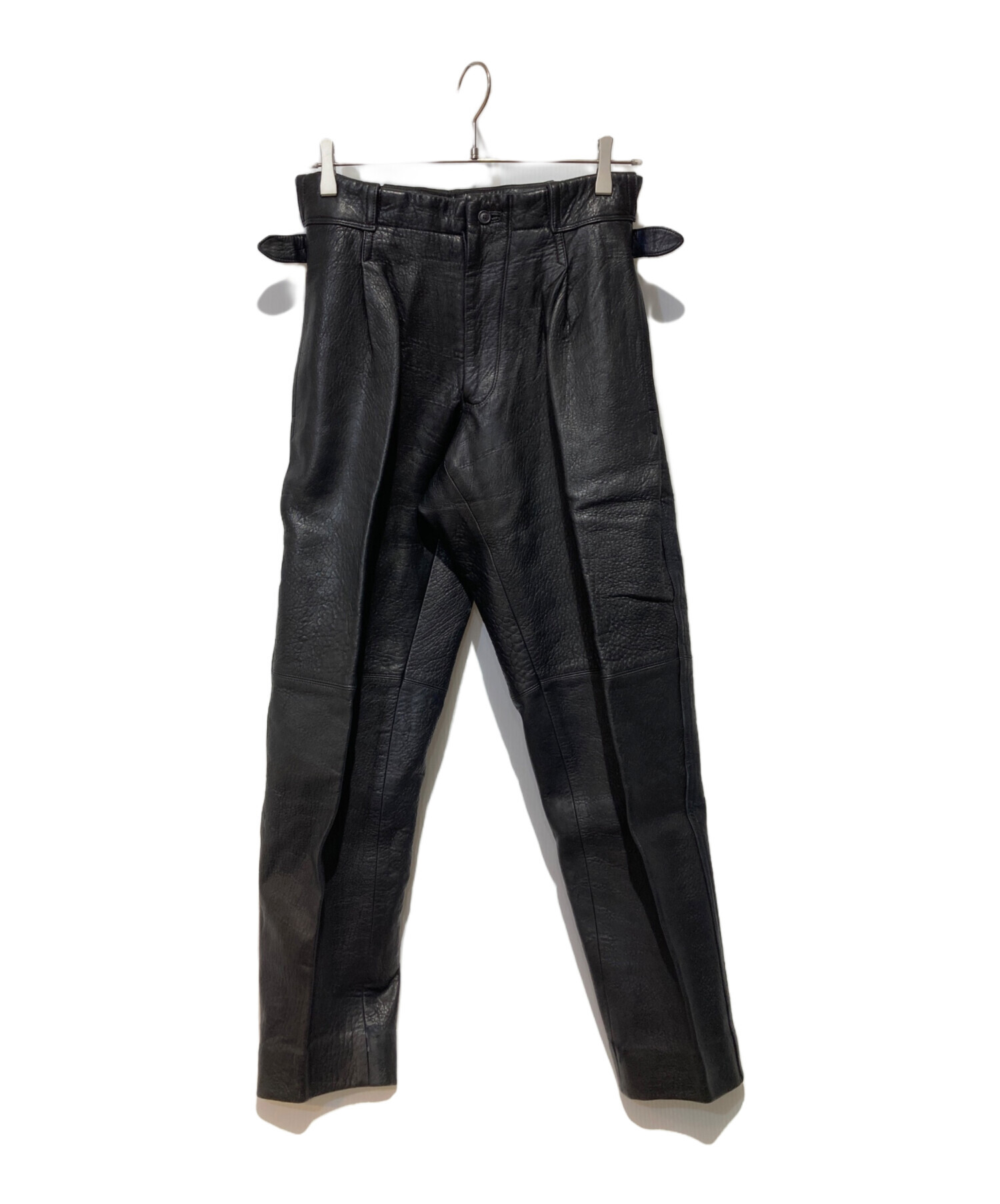 春先取りセール! ISSEY MIYAKE イッセイミヤケ パンツ 派手パンツ 中古・古着通販】ISSEY MIYAKE MEN (イッセイミヤケメン) ラムレザー