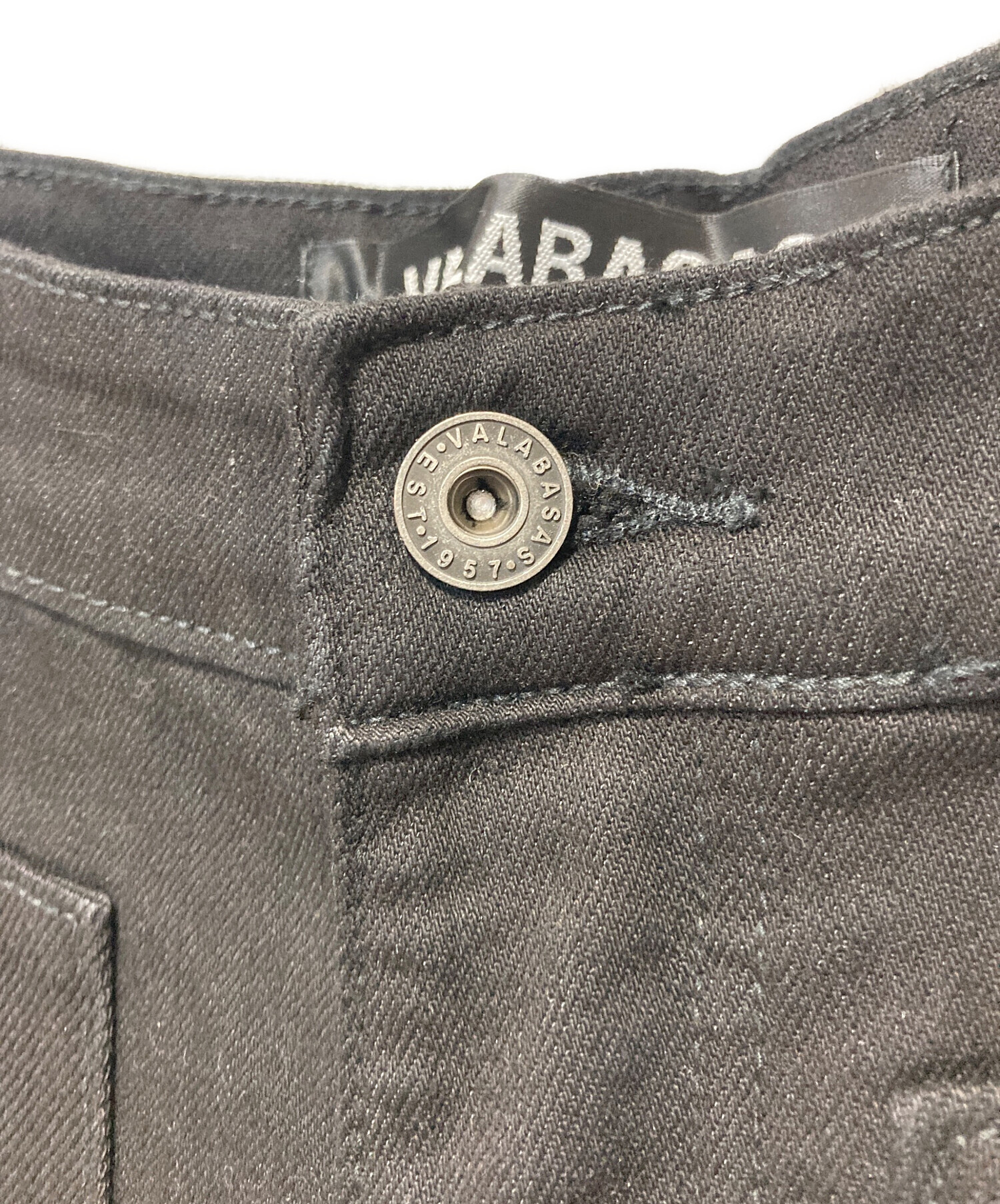 中古・古着通販】VALABASAS (バラバサス) ダメージフレアデニム