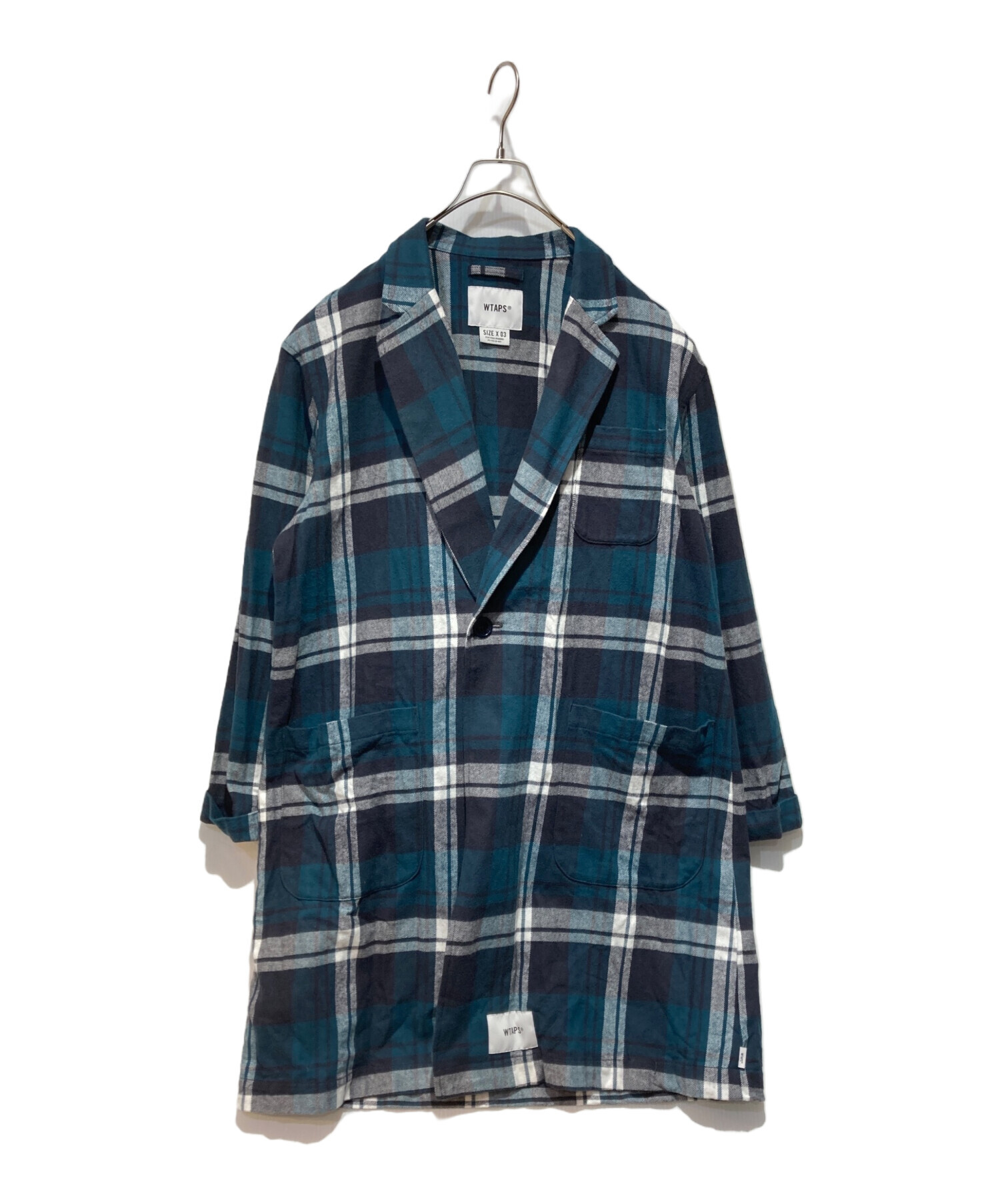 中古・古着通販】WTAPS (ダブルタップス) フランネルチェックガウン