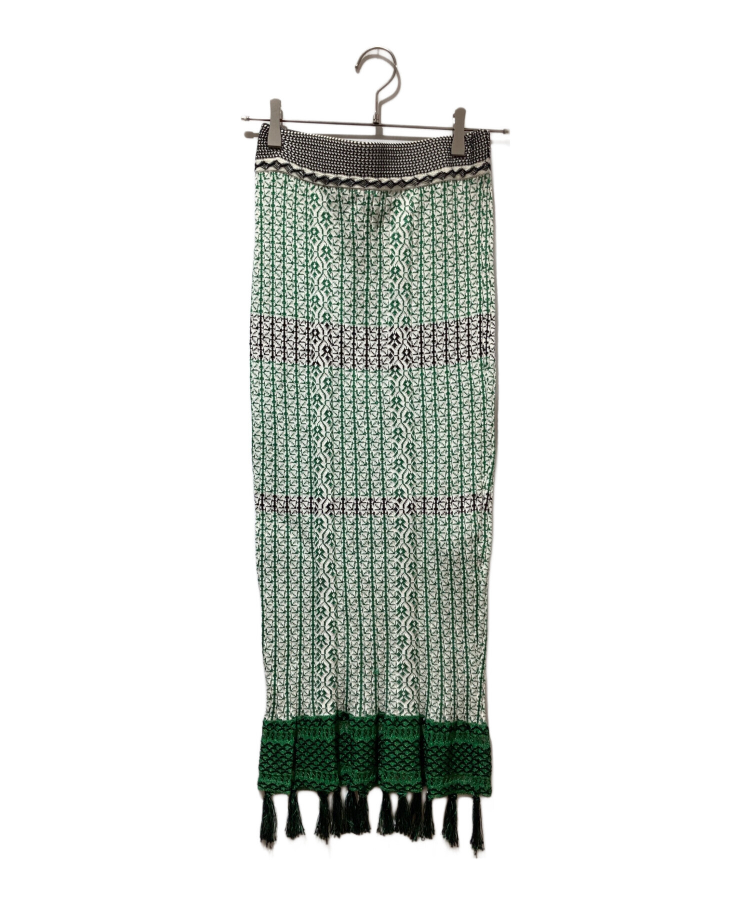 中古・古着通販】Mame Kurogouchi (マメクロゴウチ) Rib Jacquard