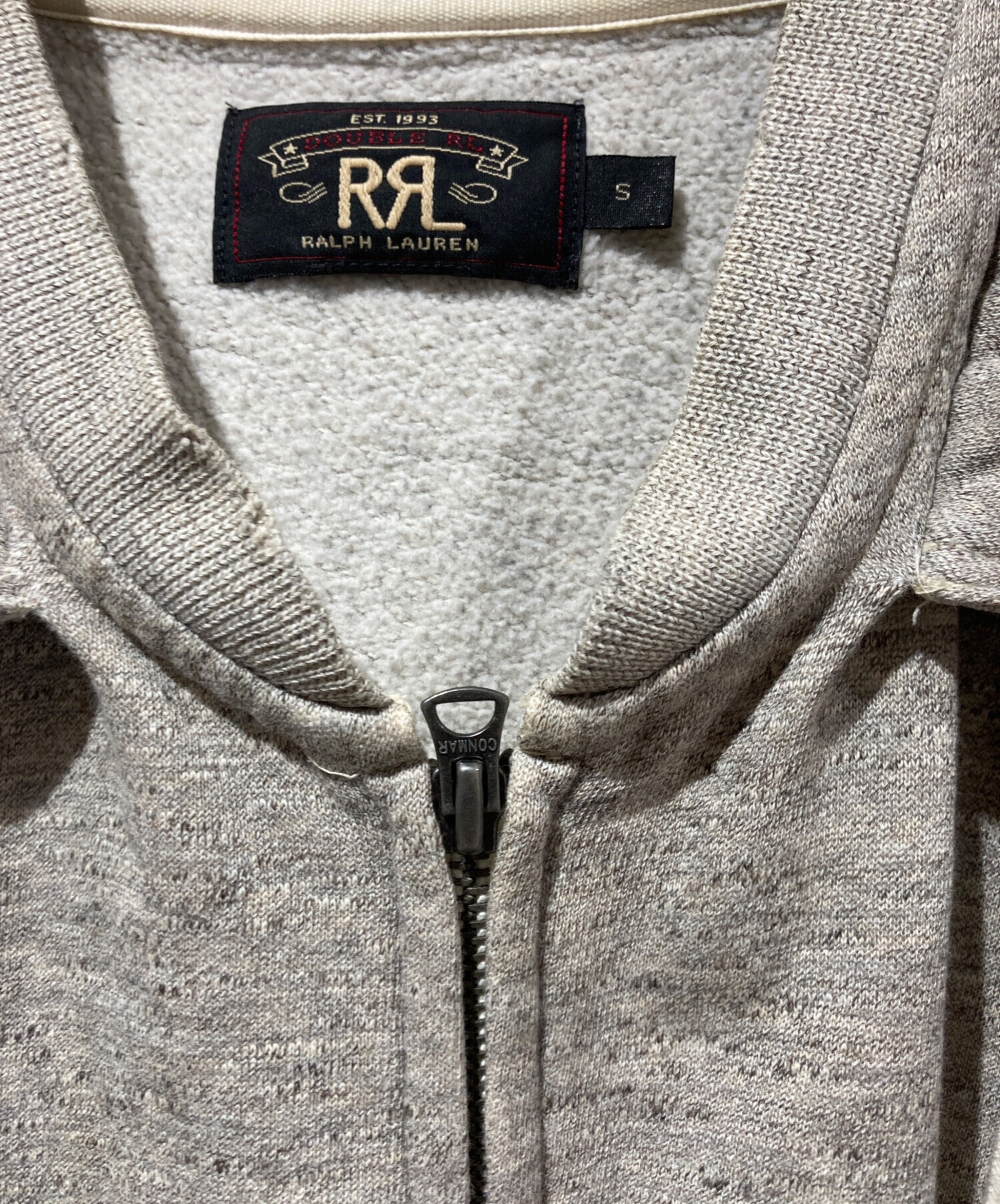 中古・古着通販】RRL (ダブルアールエル) ジップパーカー グレー