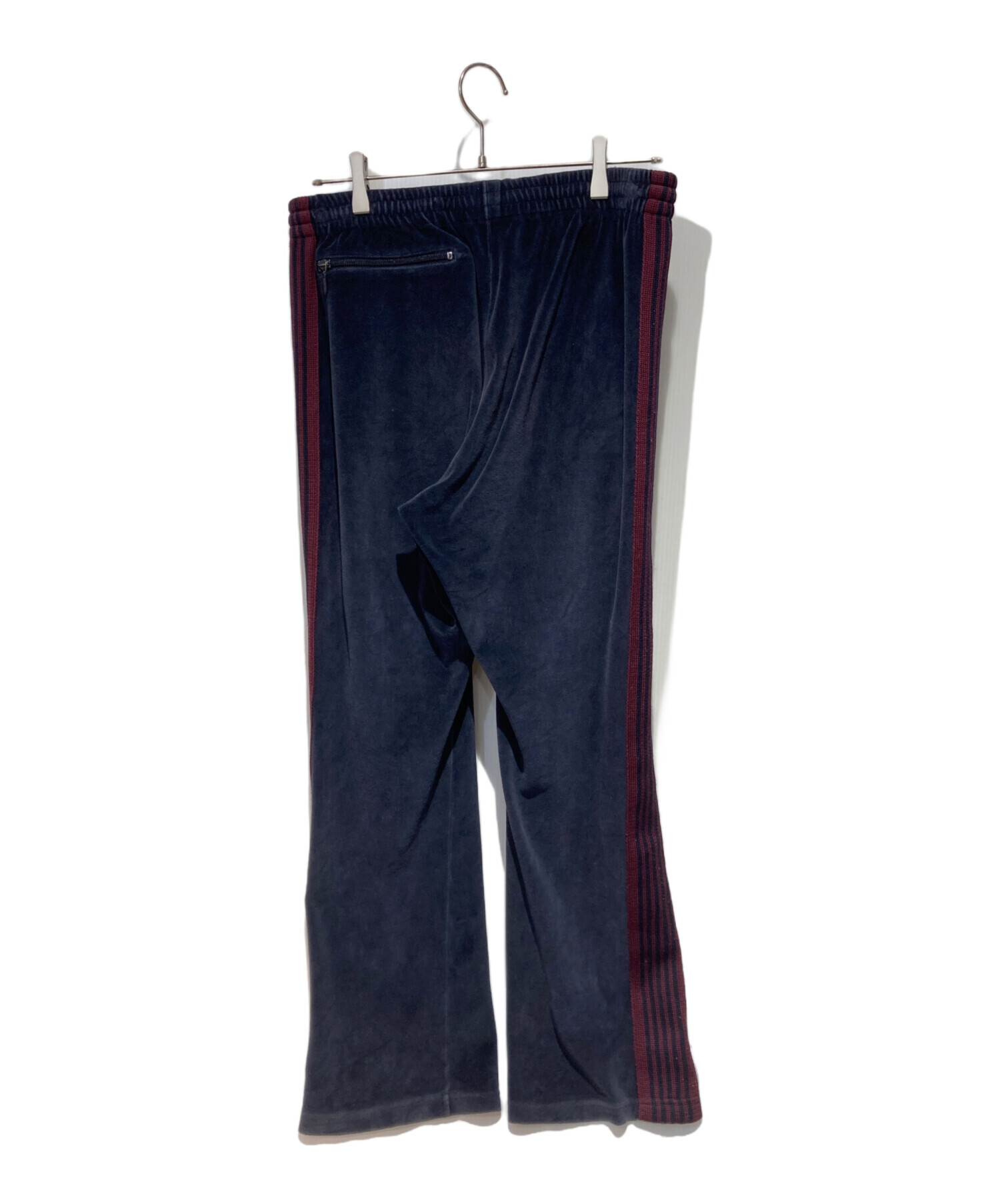 中古・古着通販】Needles (ニードルズ) ベロアトラックパンツ ネイビー