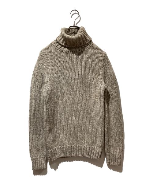 中古・古着通販】Zanone (ザノーネ) タートルネックニット ベージュ