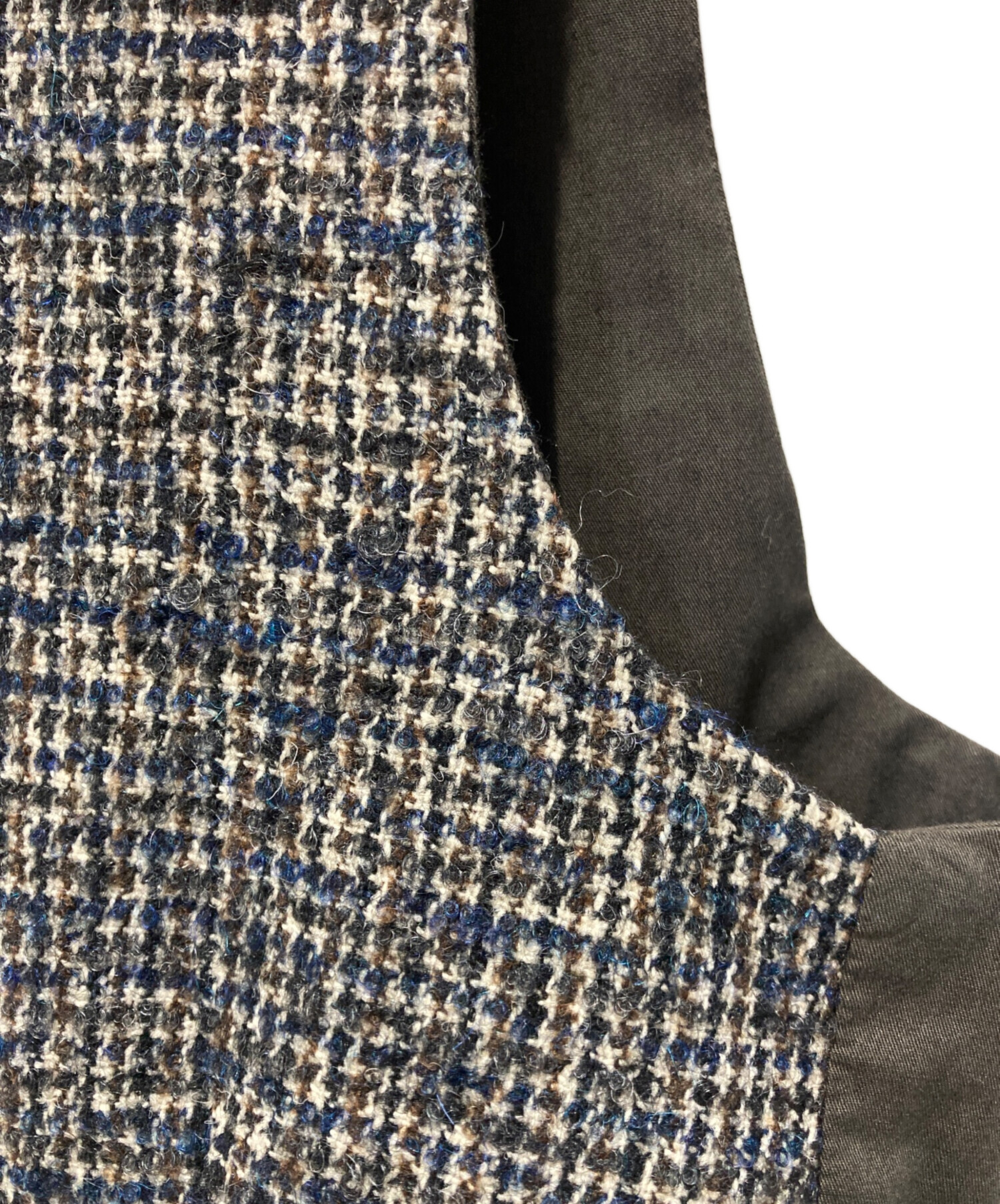 中古・古着通販】LARDINI (ラルディーニ) 切替ジレ ブラウン サイズ:46