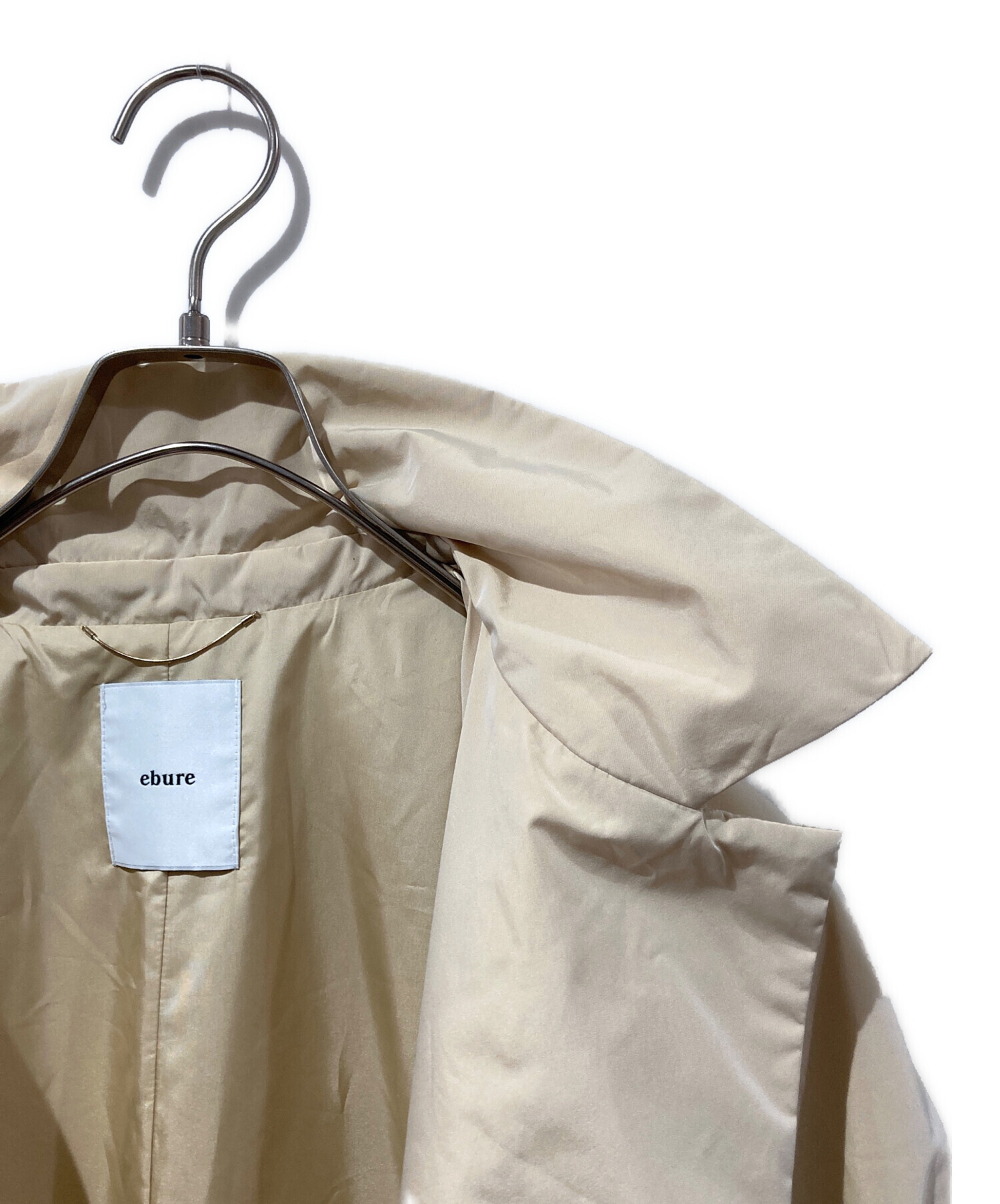 中古・古着通販】EBURE (エブール) 中綿コート ベージュ サイズ:38