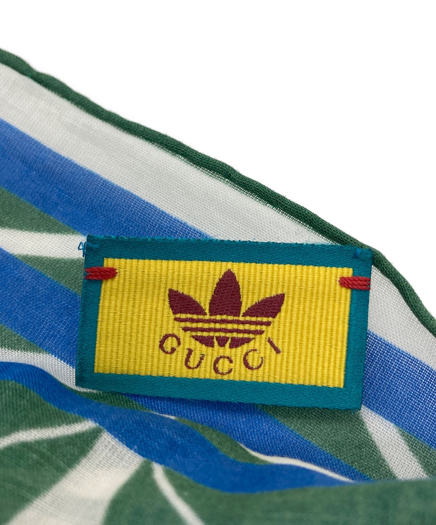 中古・古着通販】GUCCI (グッチ) adidas (アディダス) スカーフ ブルー